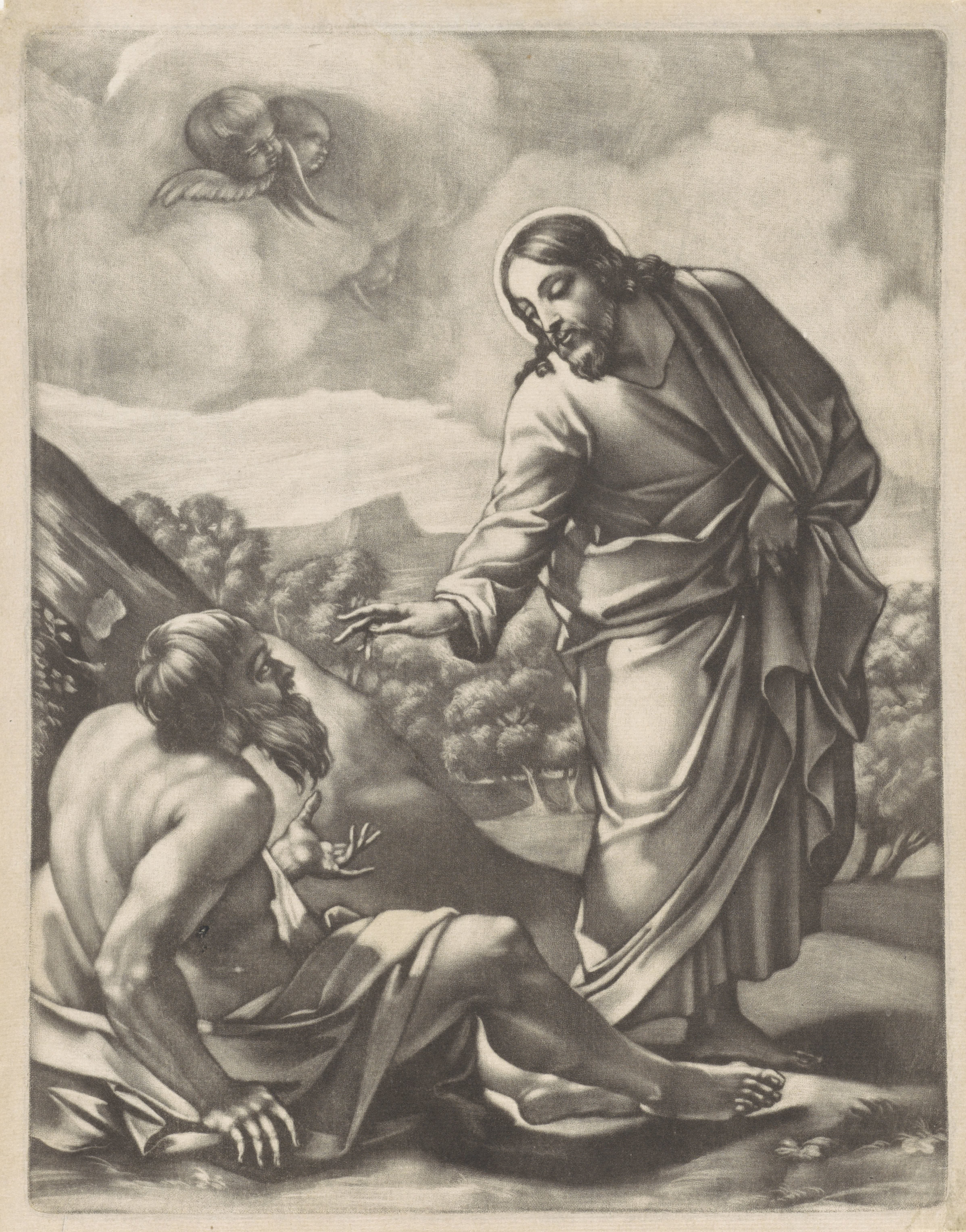 Christus geneest een verlamde man
