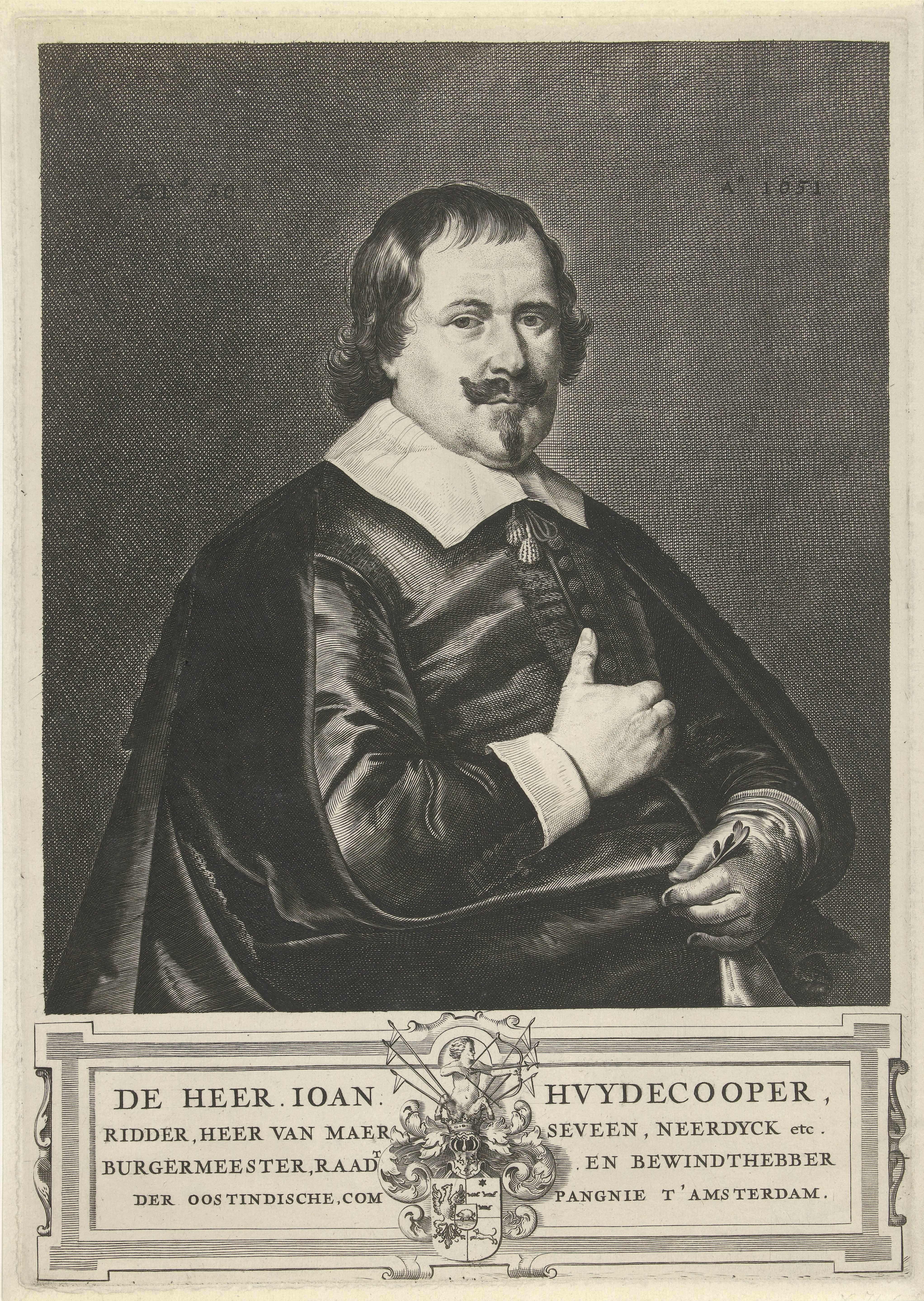 Portret van Joan Huydecoper