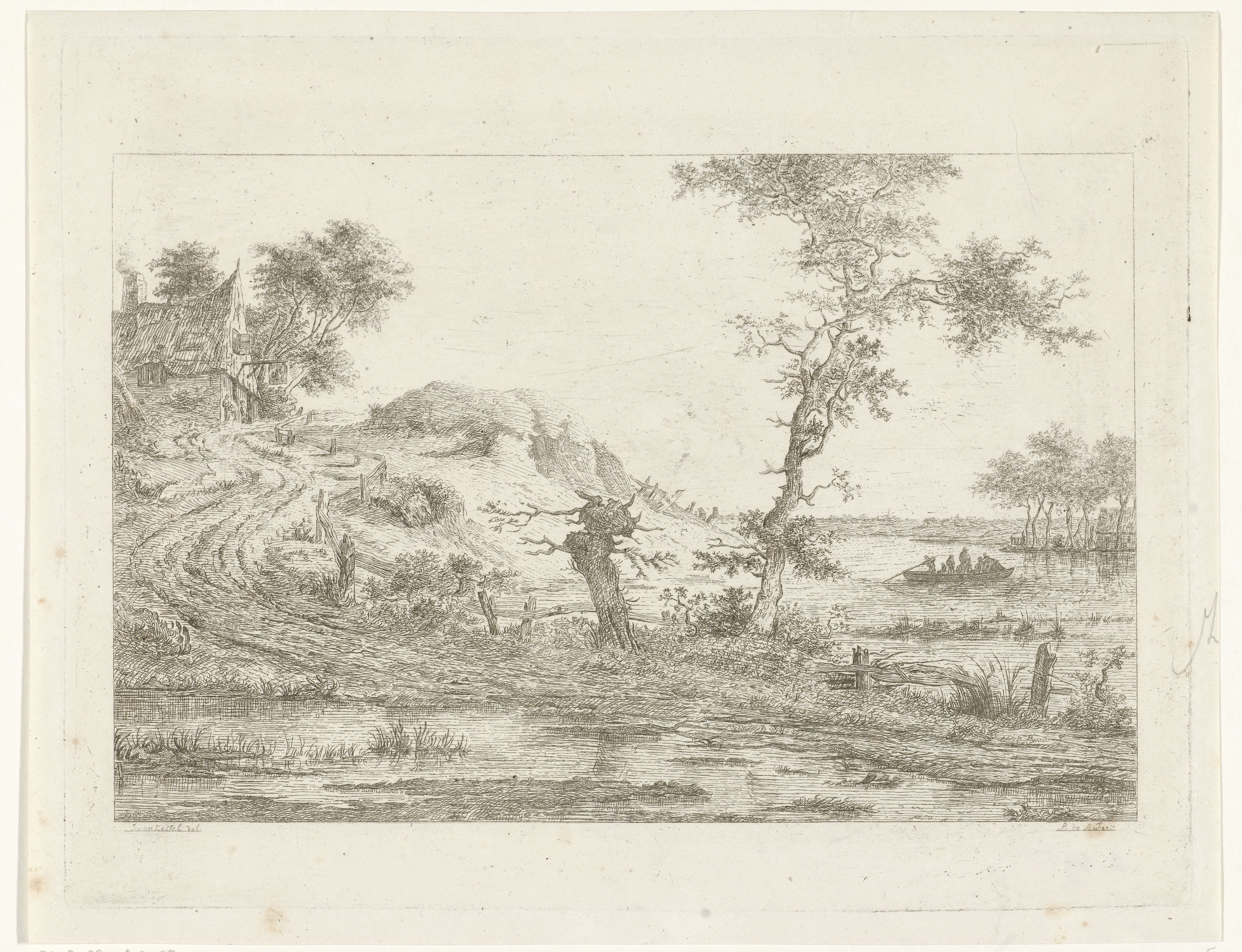 Huis op een heuvel