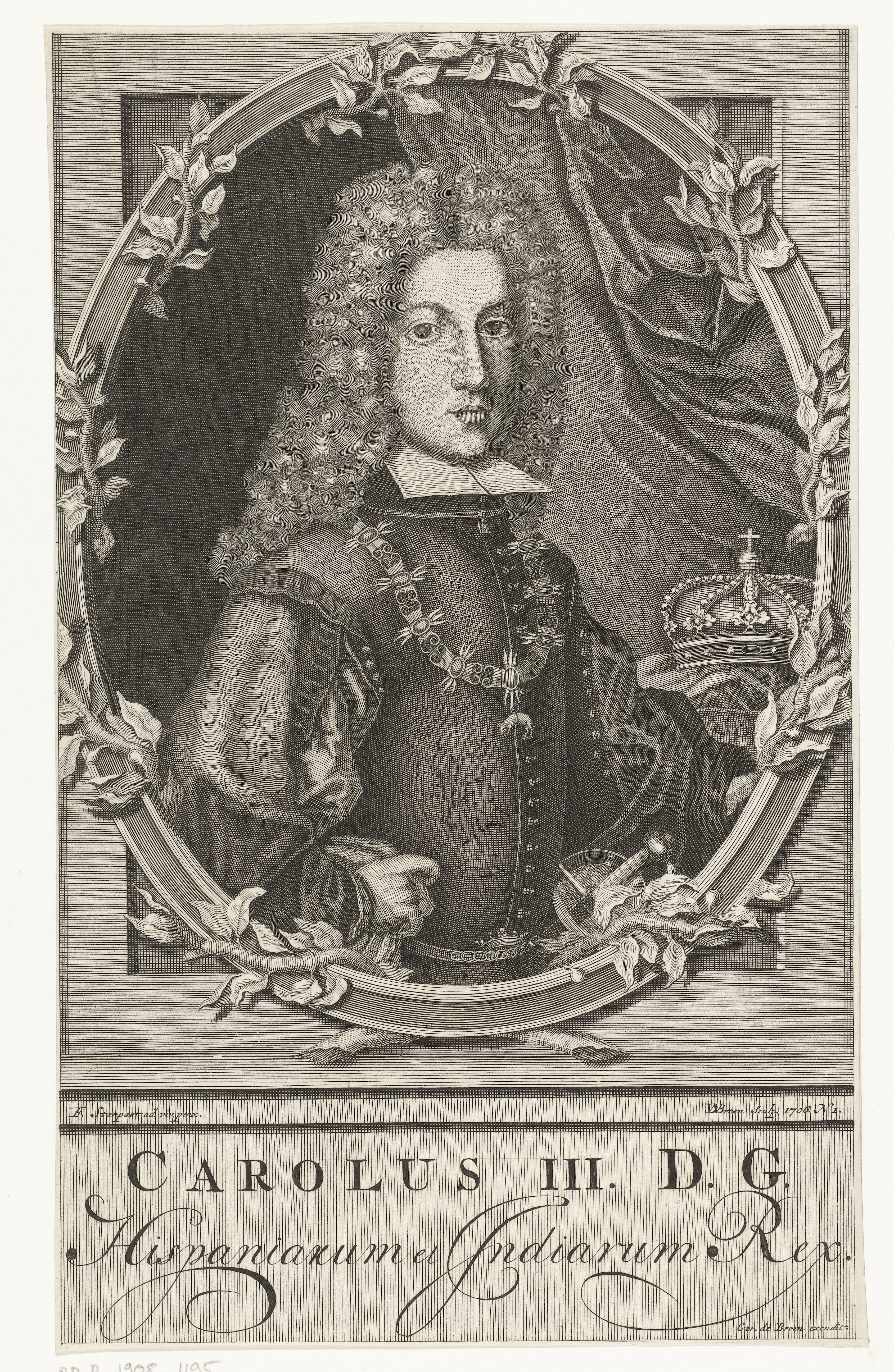 Portret van keizer Karel VI