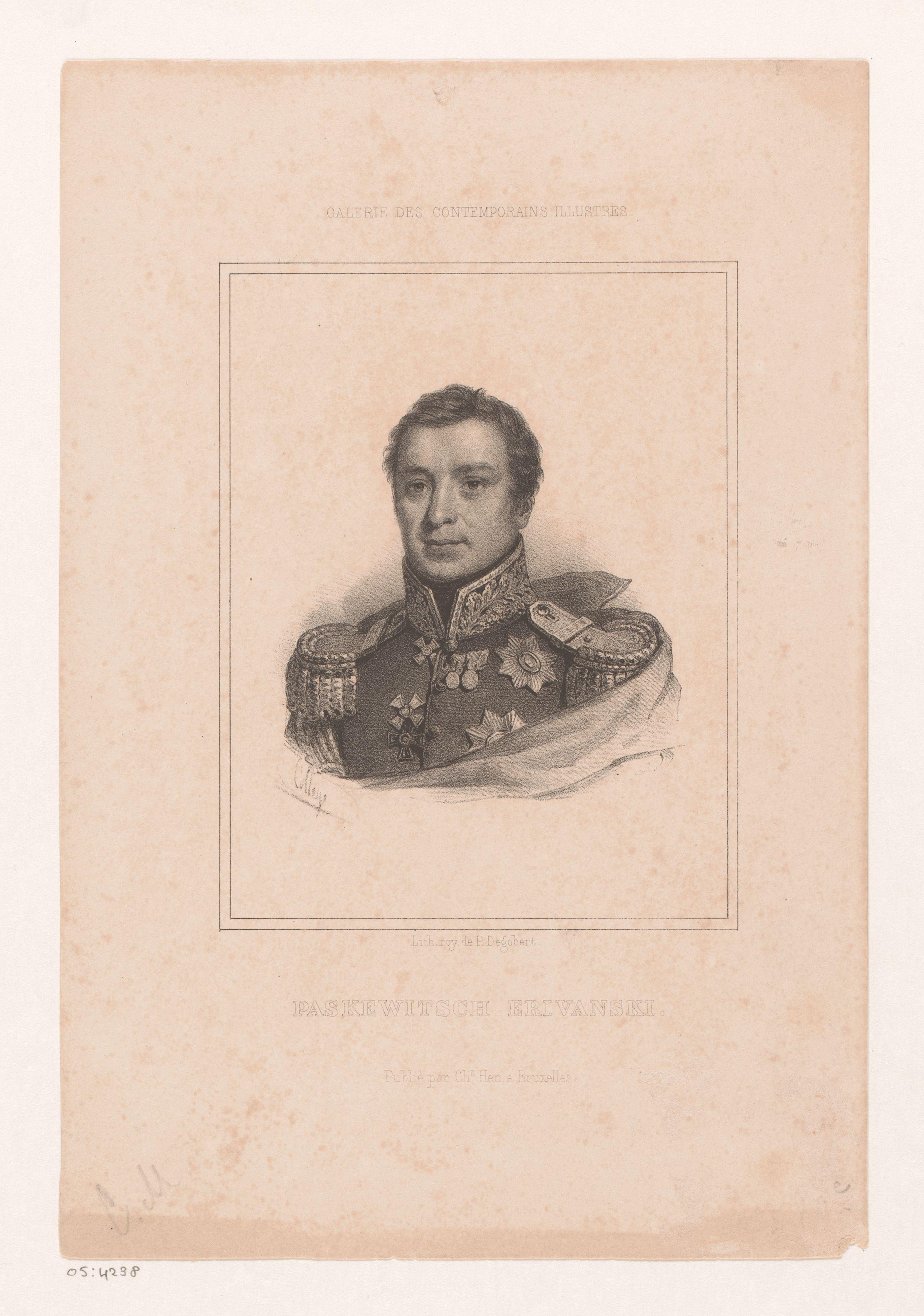 Portret van Ivan Paskevitsj