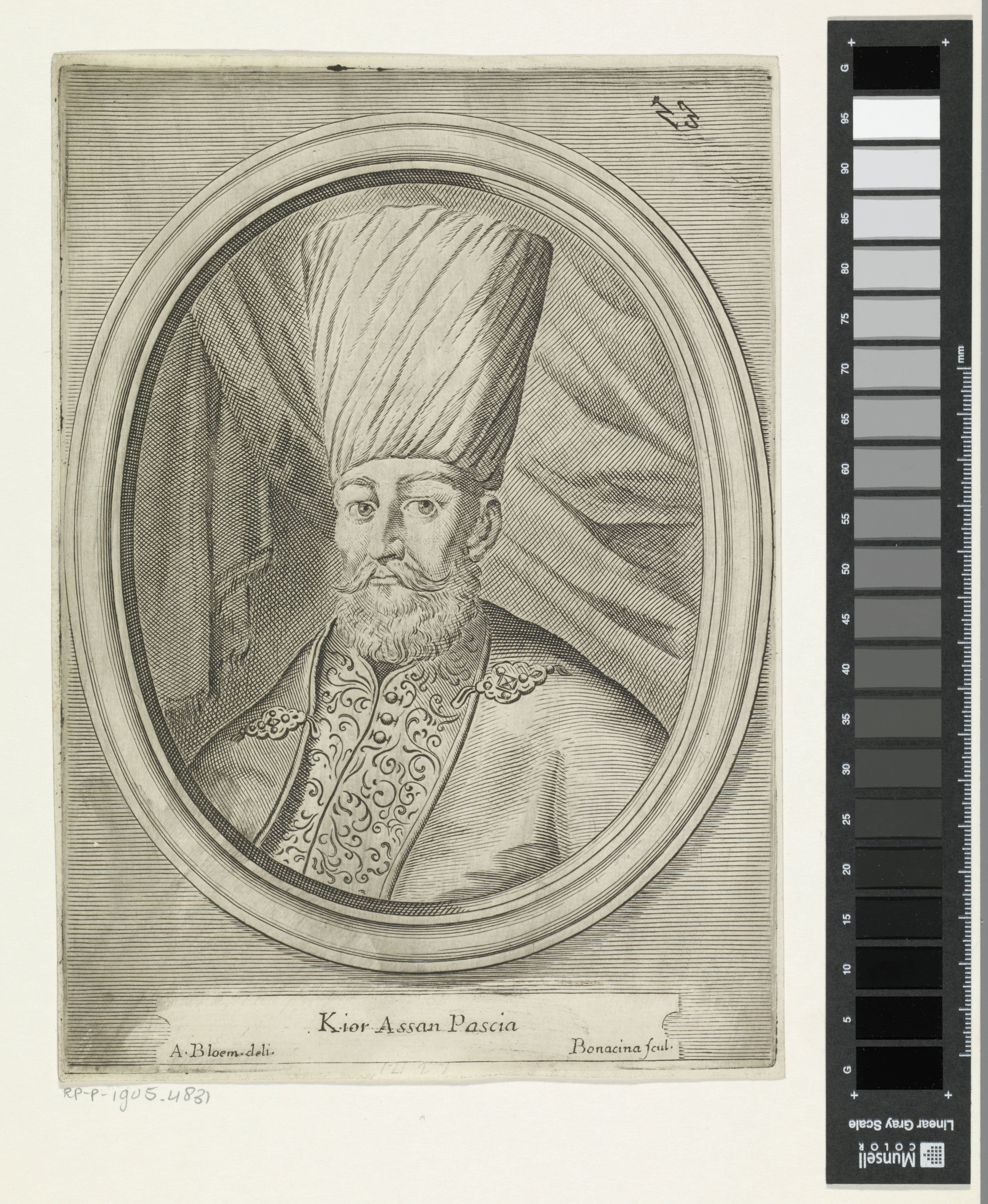 Portret van Kior Assan Pascia