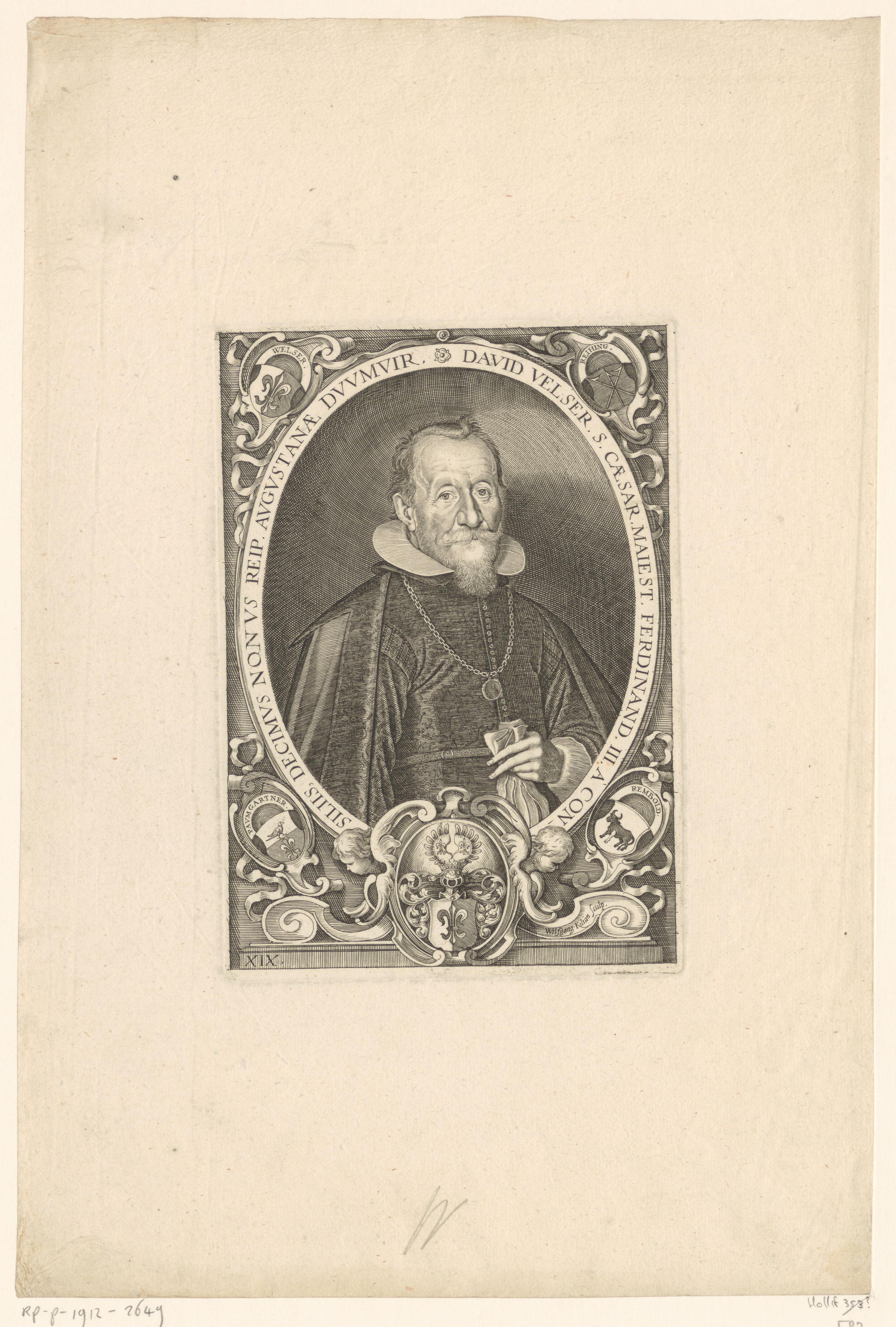 Portret van David Welser