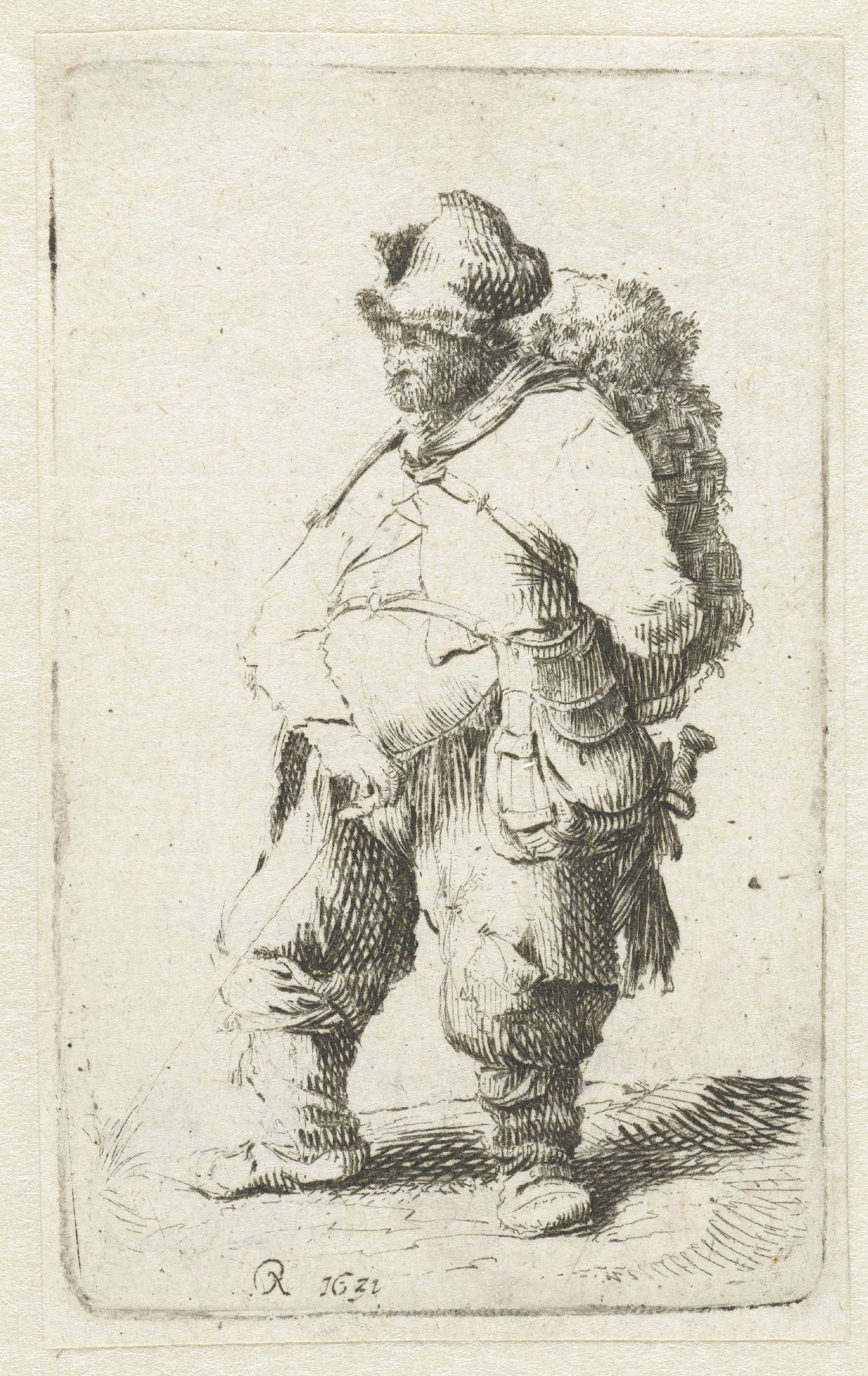 A man making water