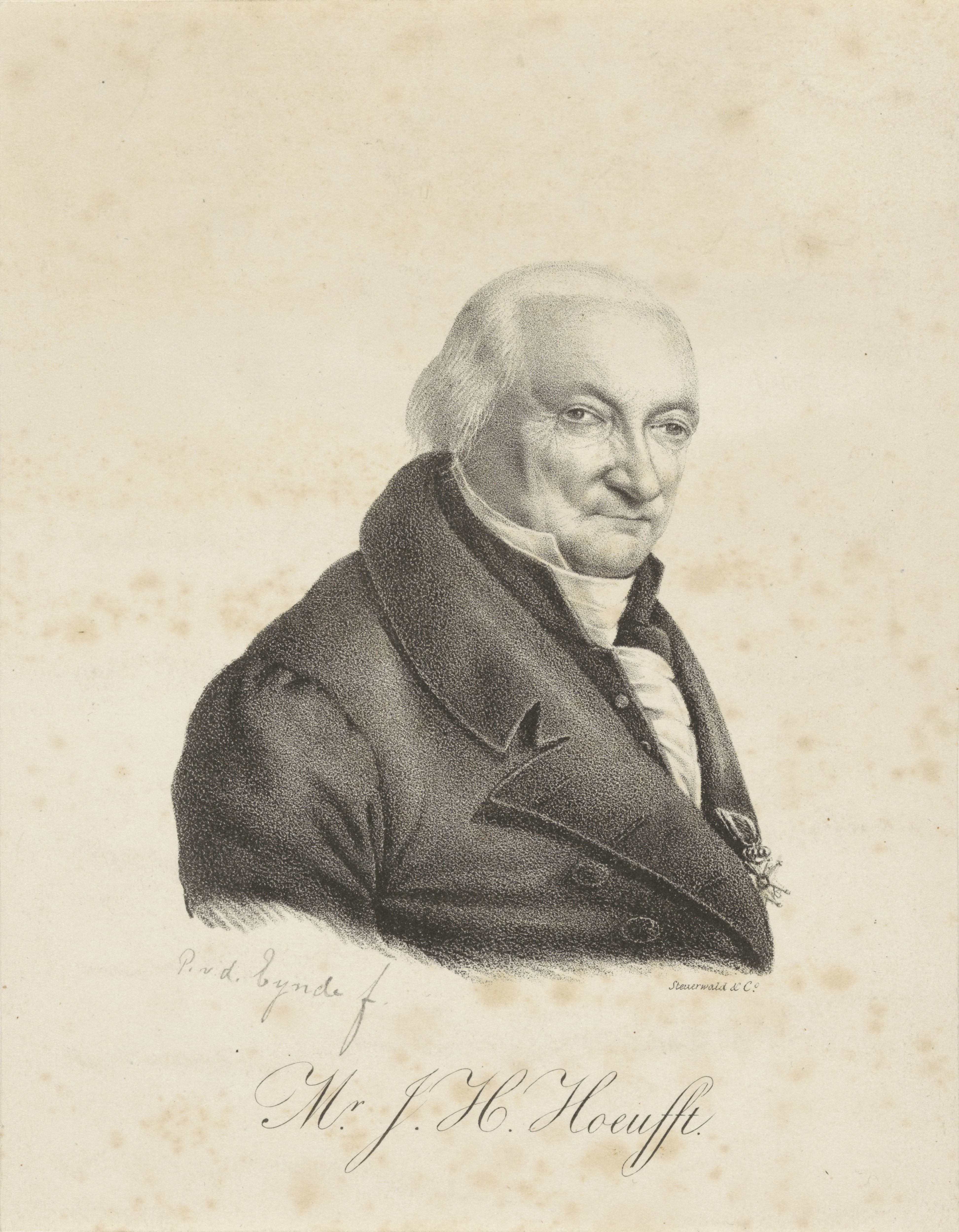 Portret van Jacob Hendrik Hoeufft