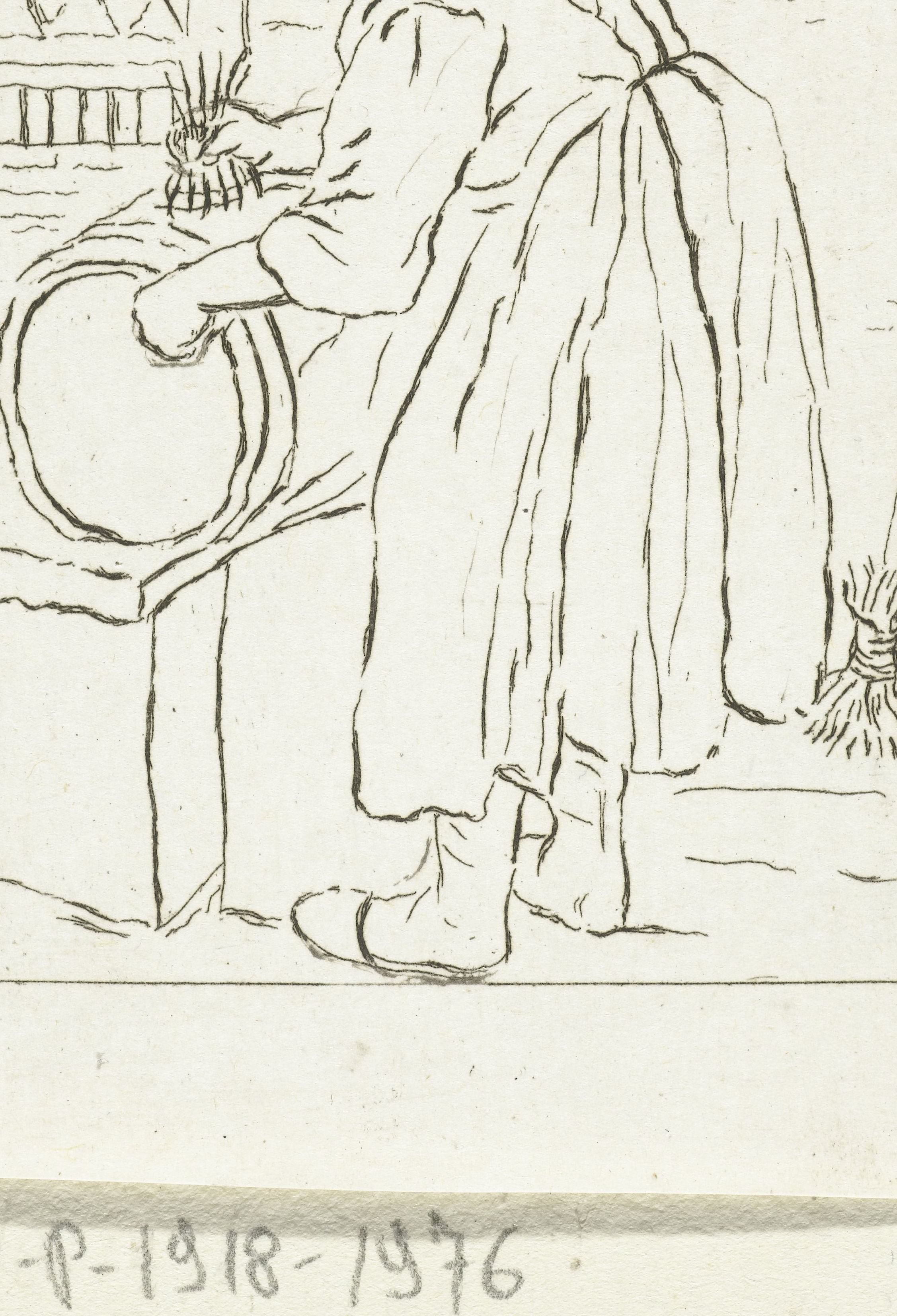 Boenende vrouw
