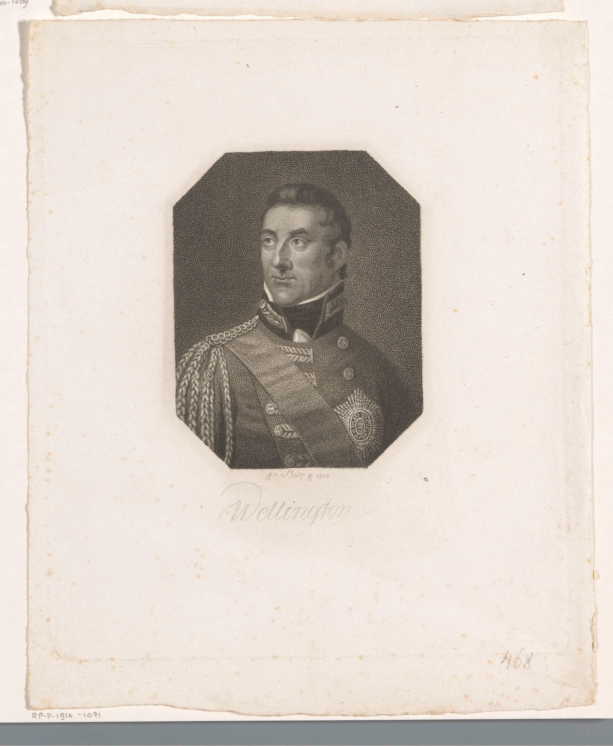 Portret van Arthur Wellesley, 1st Duke of Wellington