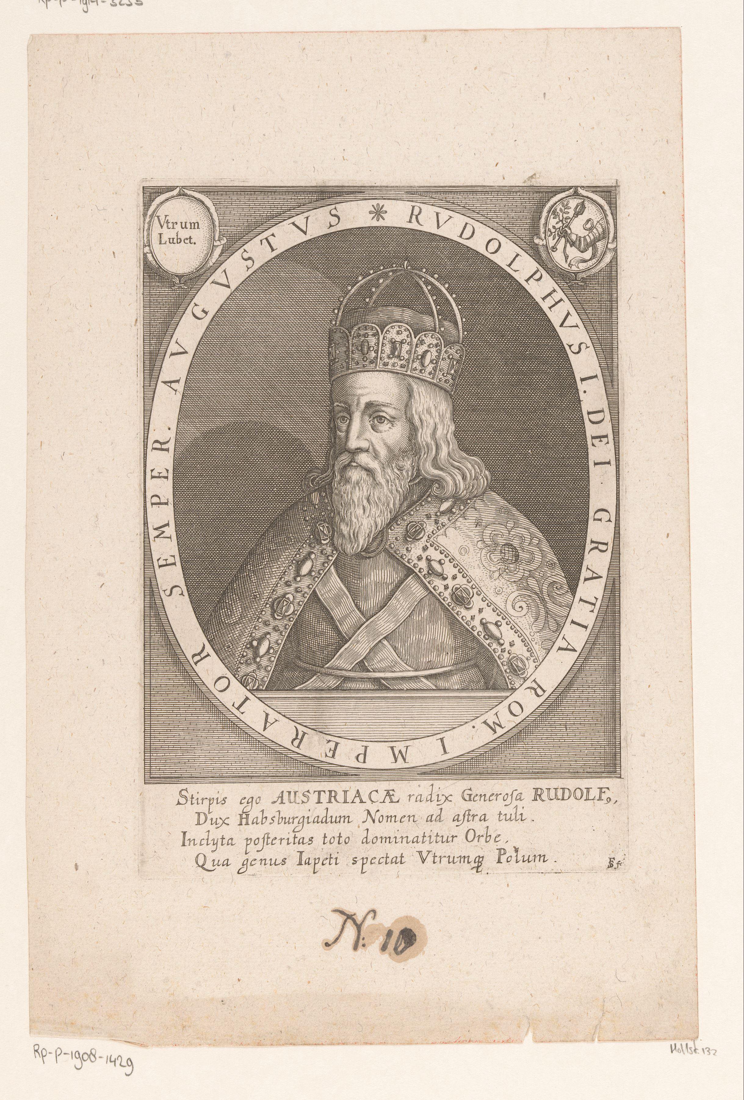 Portret van Rudolf I van Habsburg