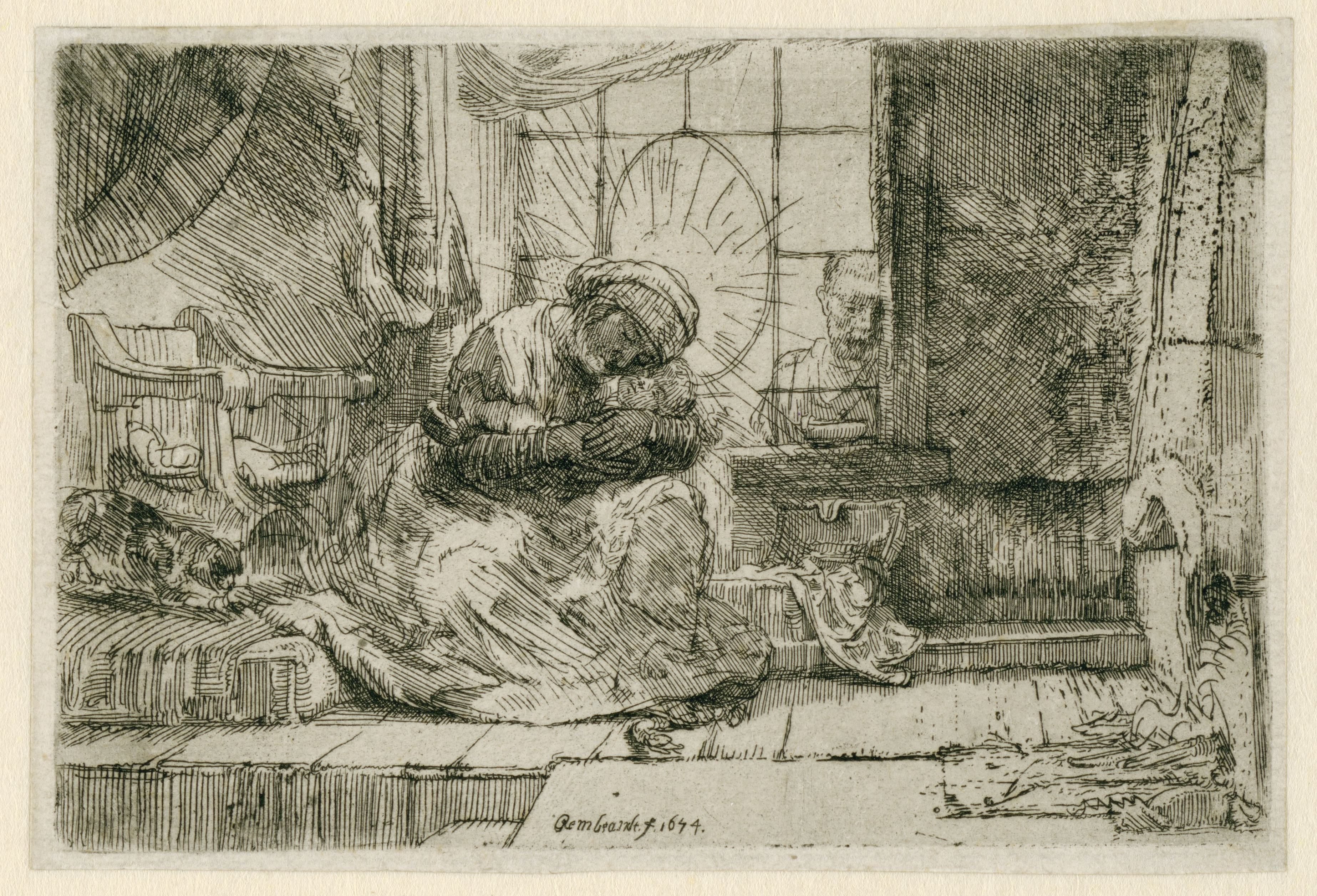 The Virgin and Child with the cat and the snake