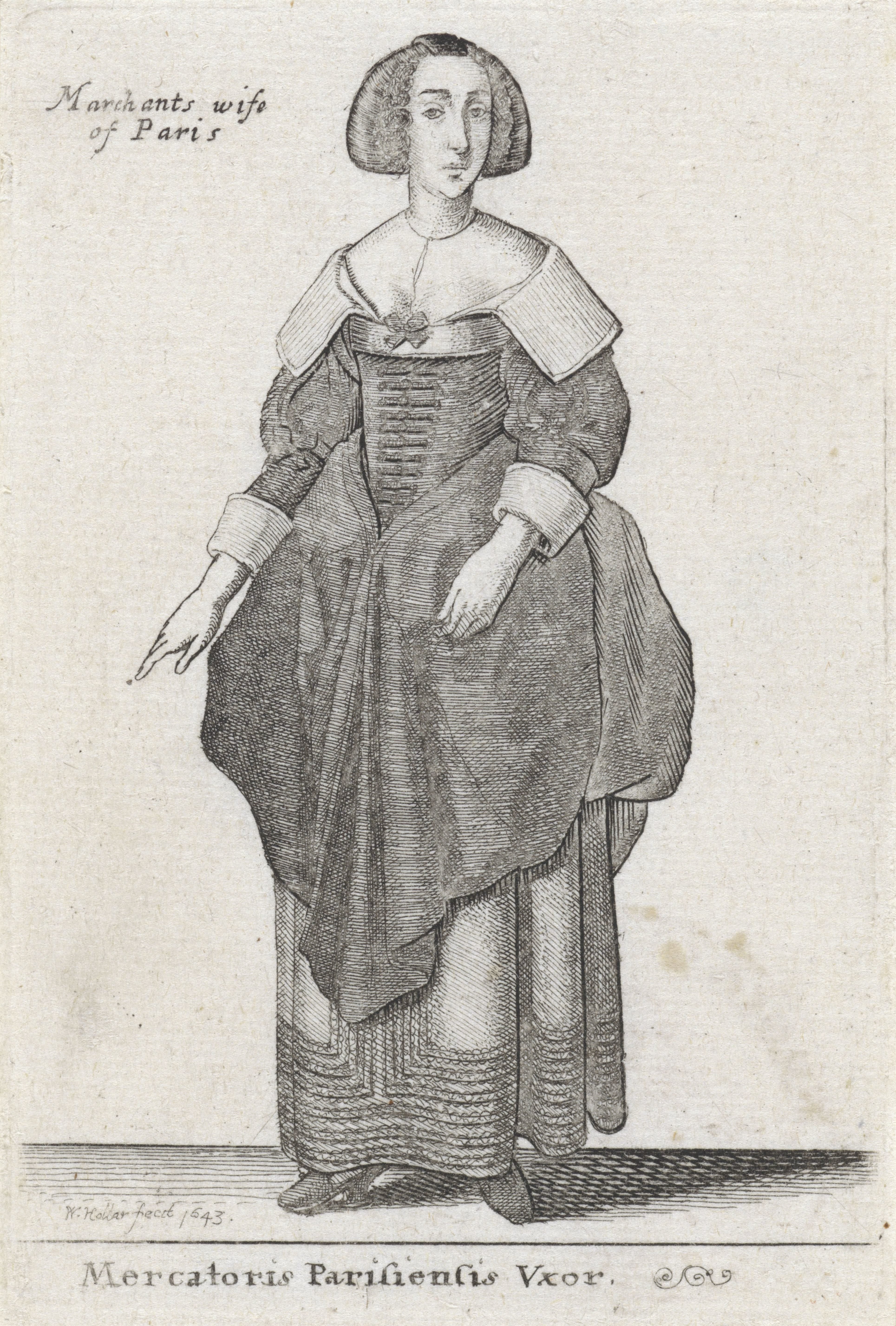 Mercatoris Parisiensis Vxor / Merchants wife of Paris