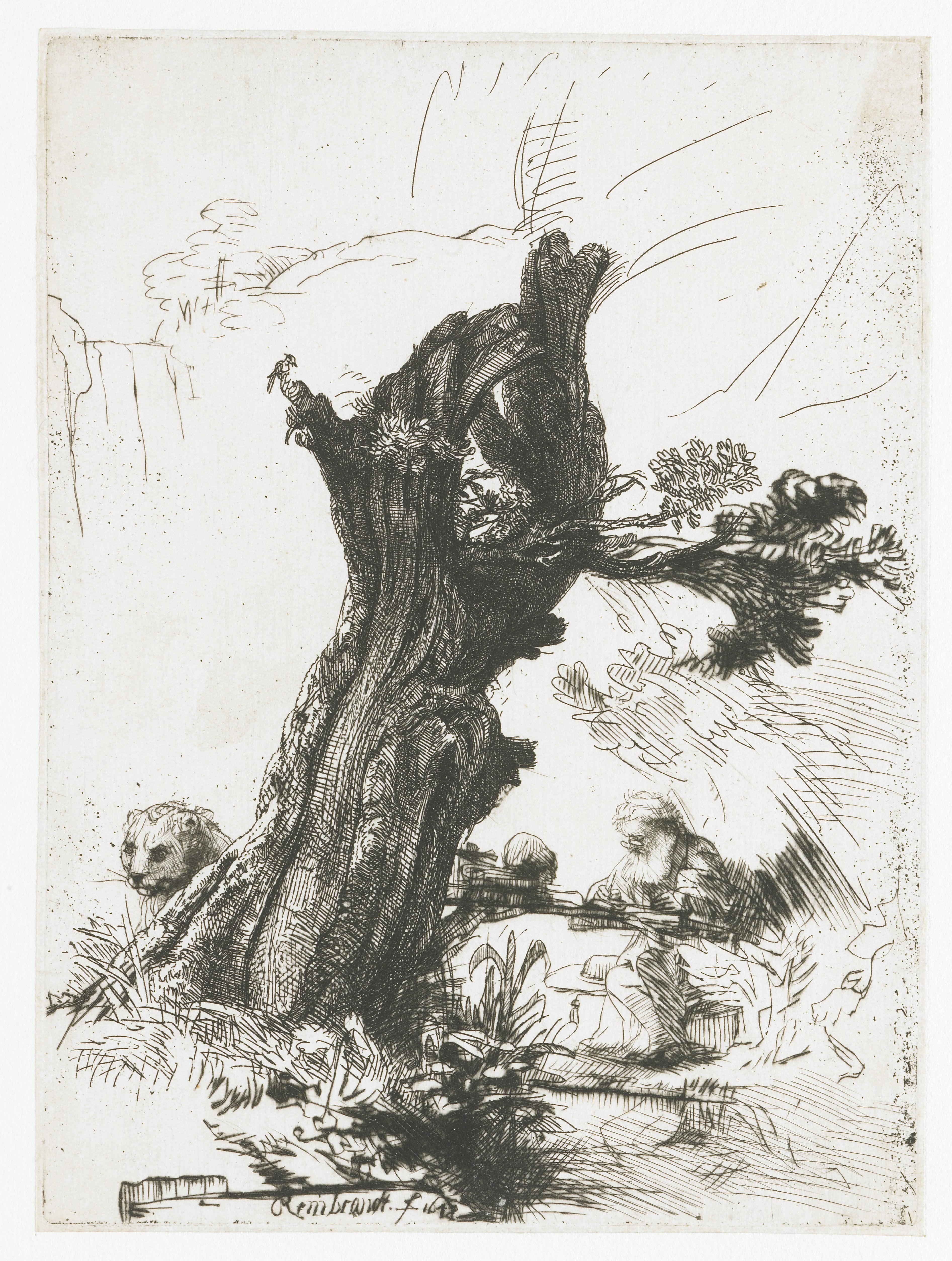 Hieronymus bij de knotwilg