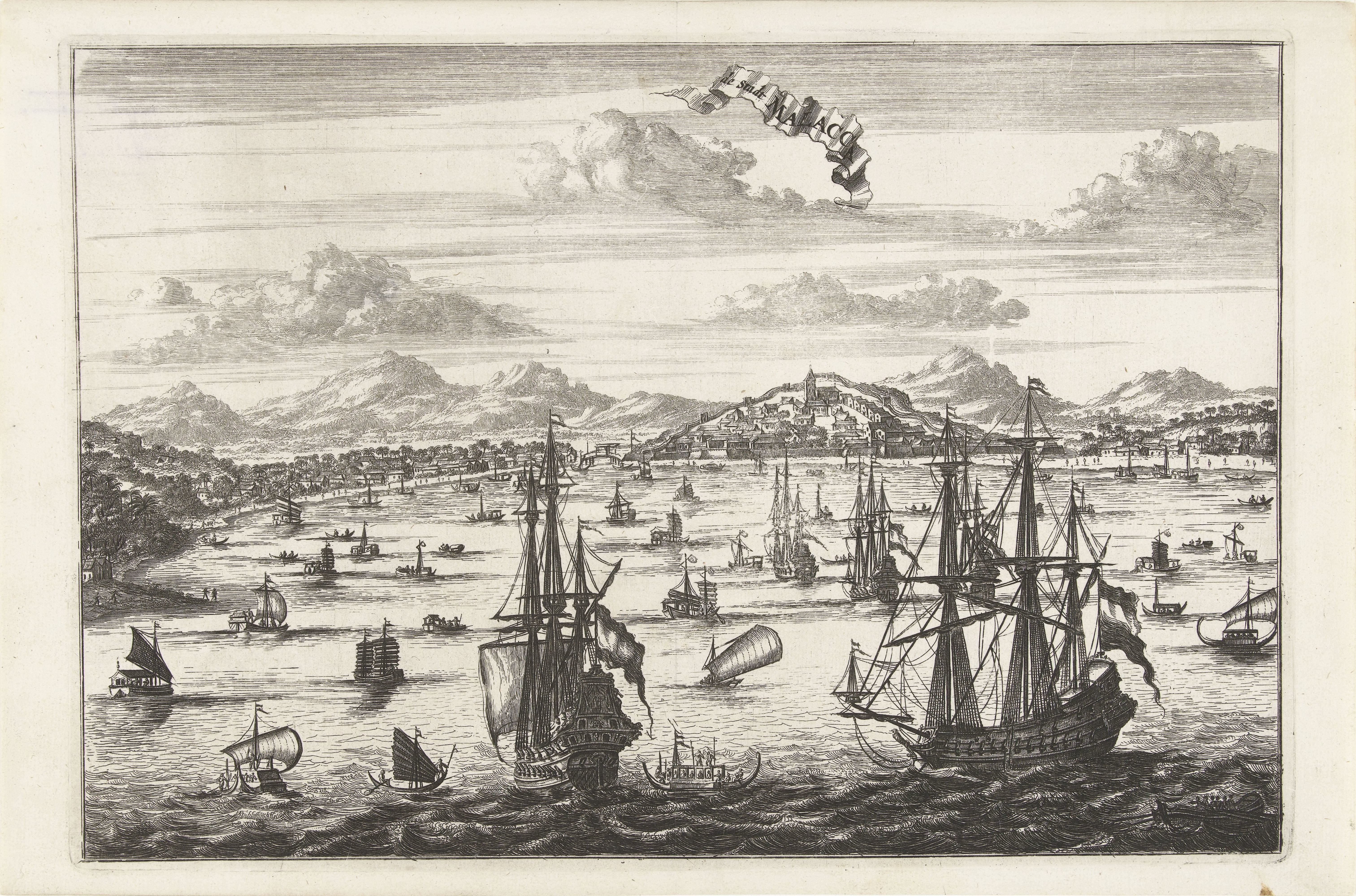 Gezicht op Melaka