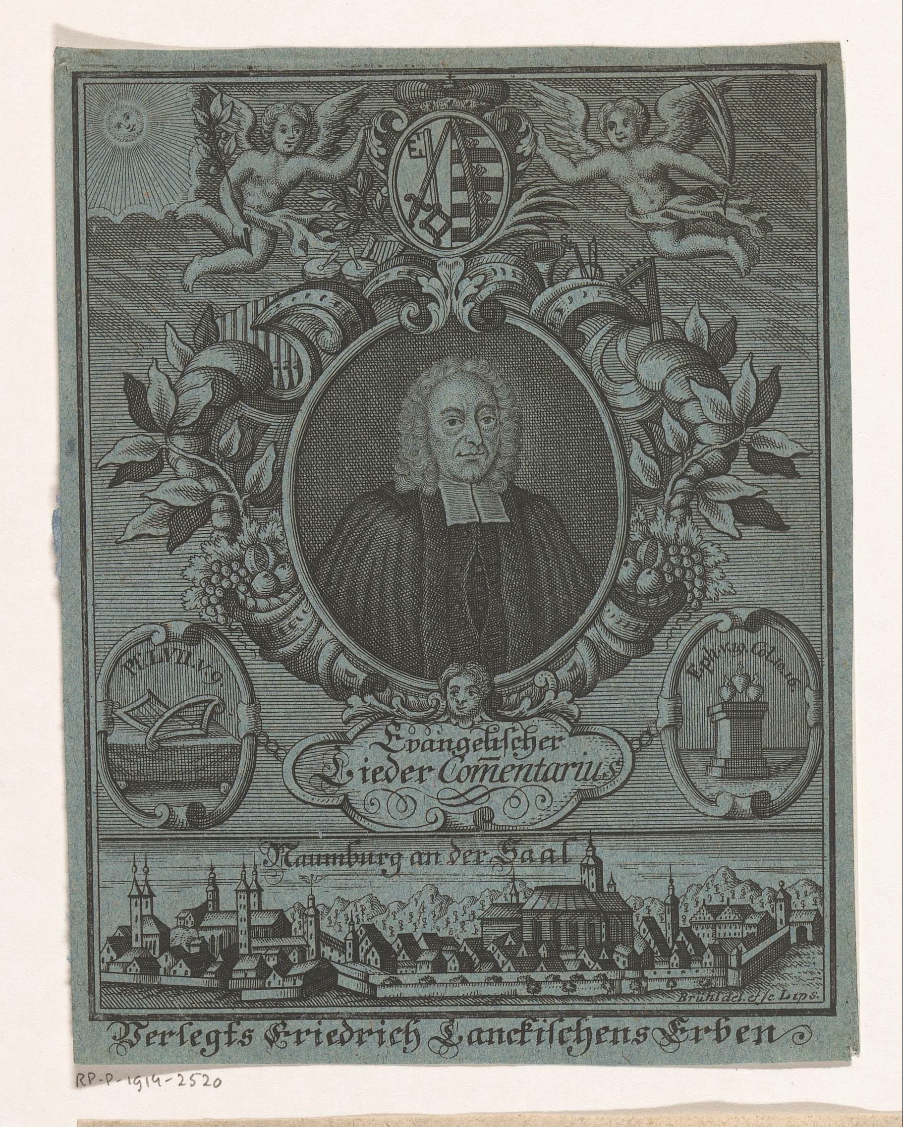 Portret van Johann Martin Schamel