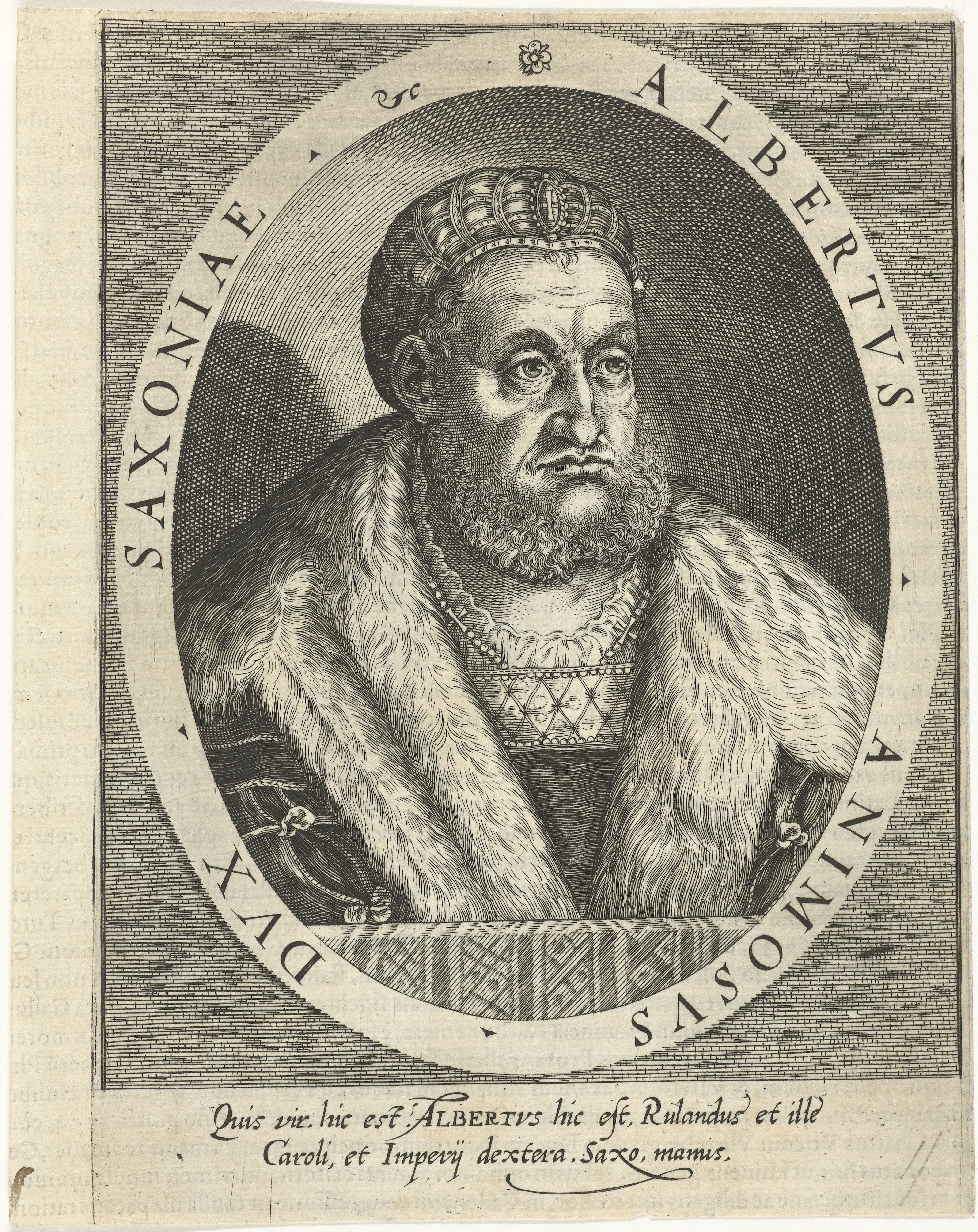 Portret van Albrecht III van Saksen