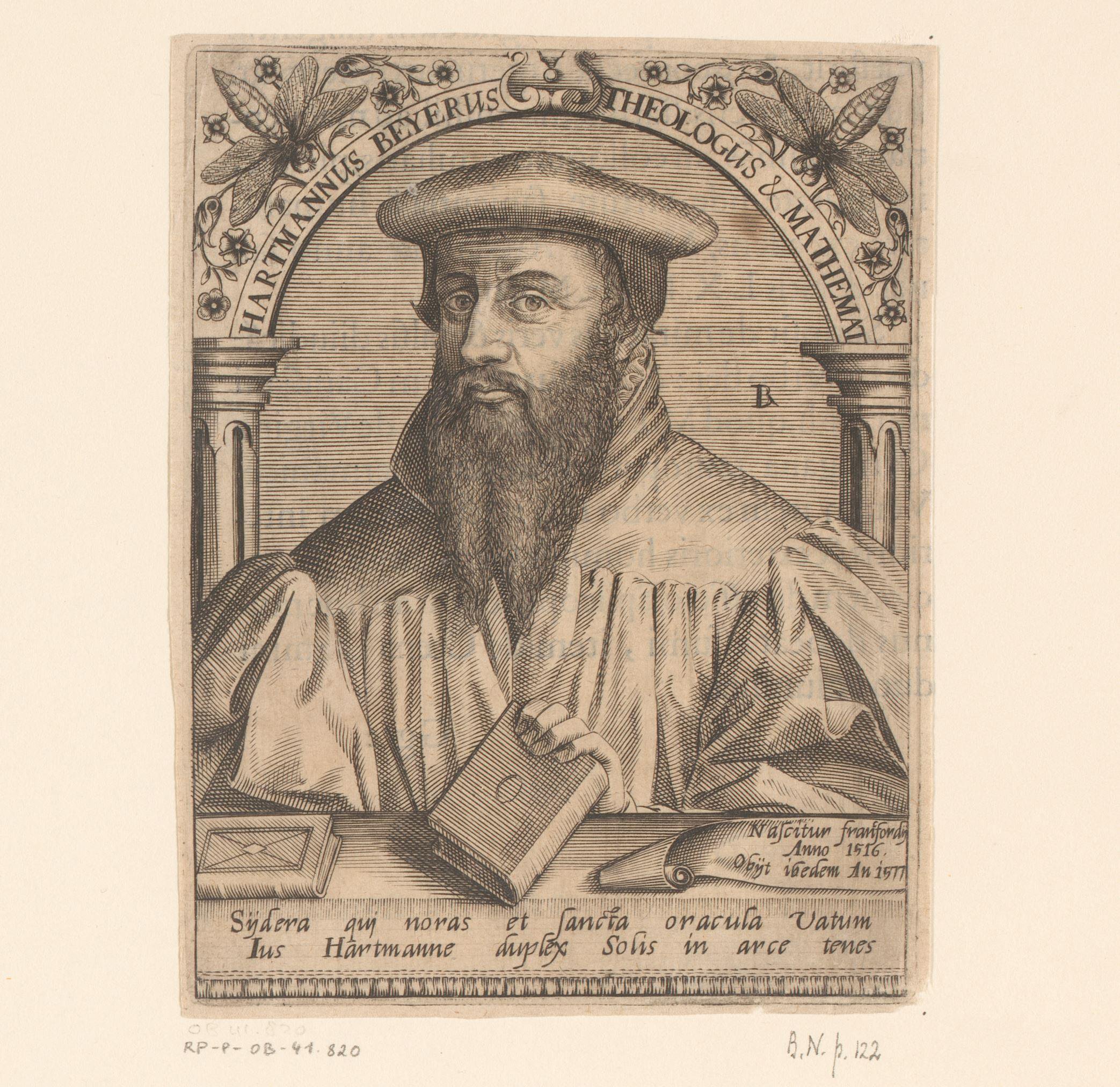 Portret van Hartmann Beyer