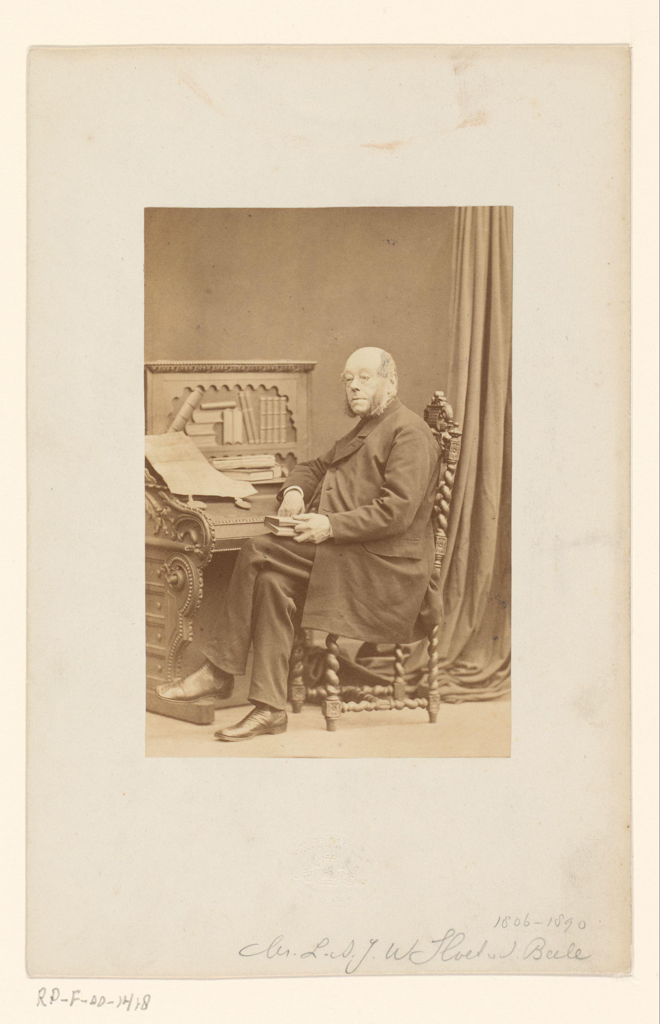 Portret van L.A.J.W. baron Sloet van de Beele