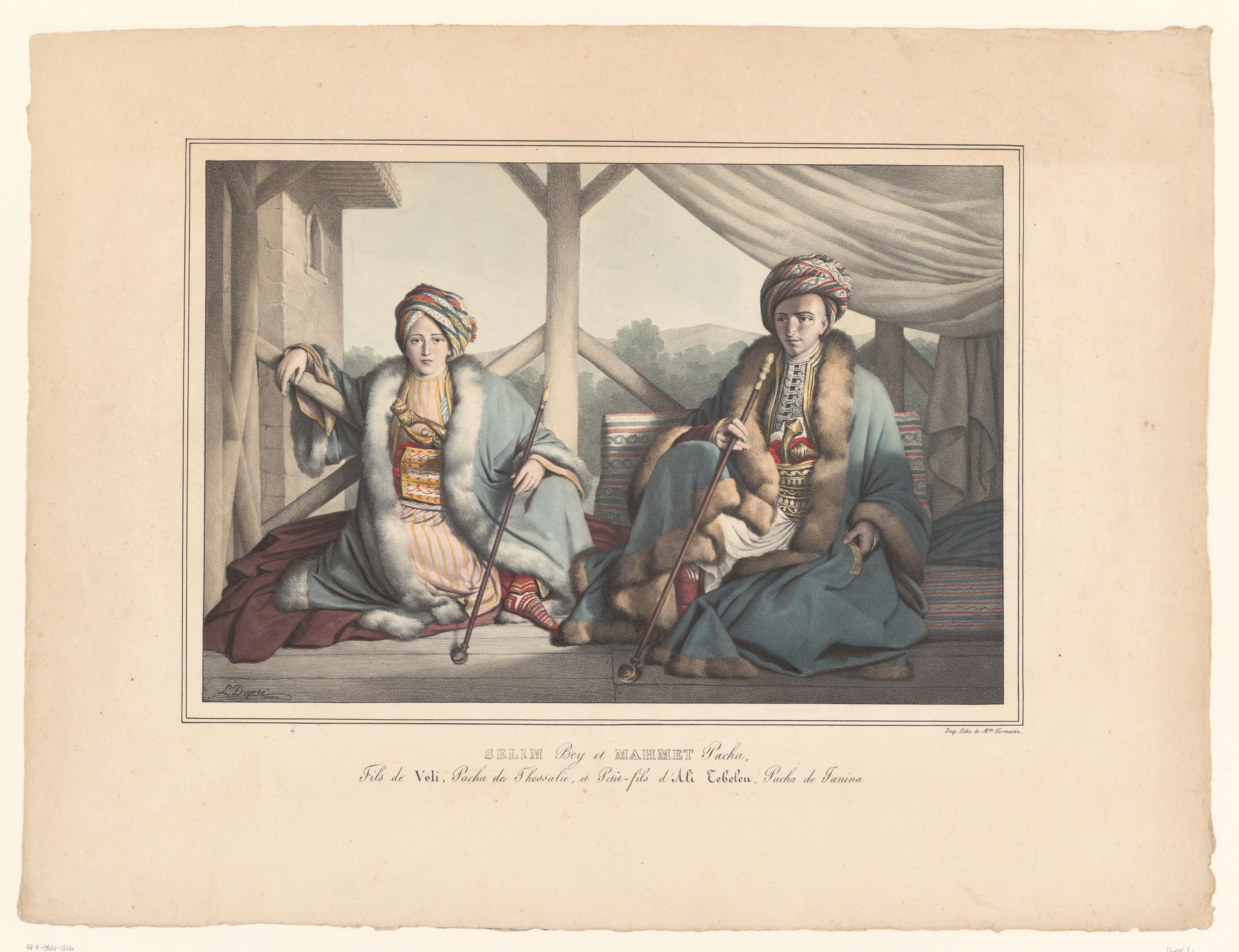 Dubbelportret van Selim Bey en Mahmet Pacha