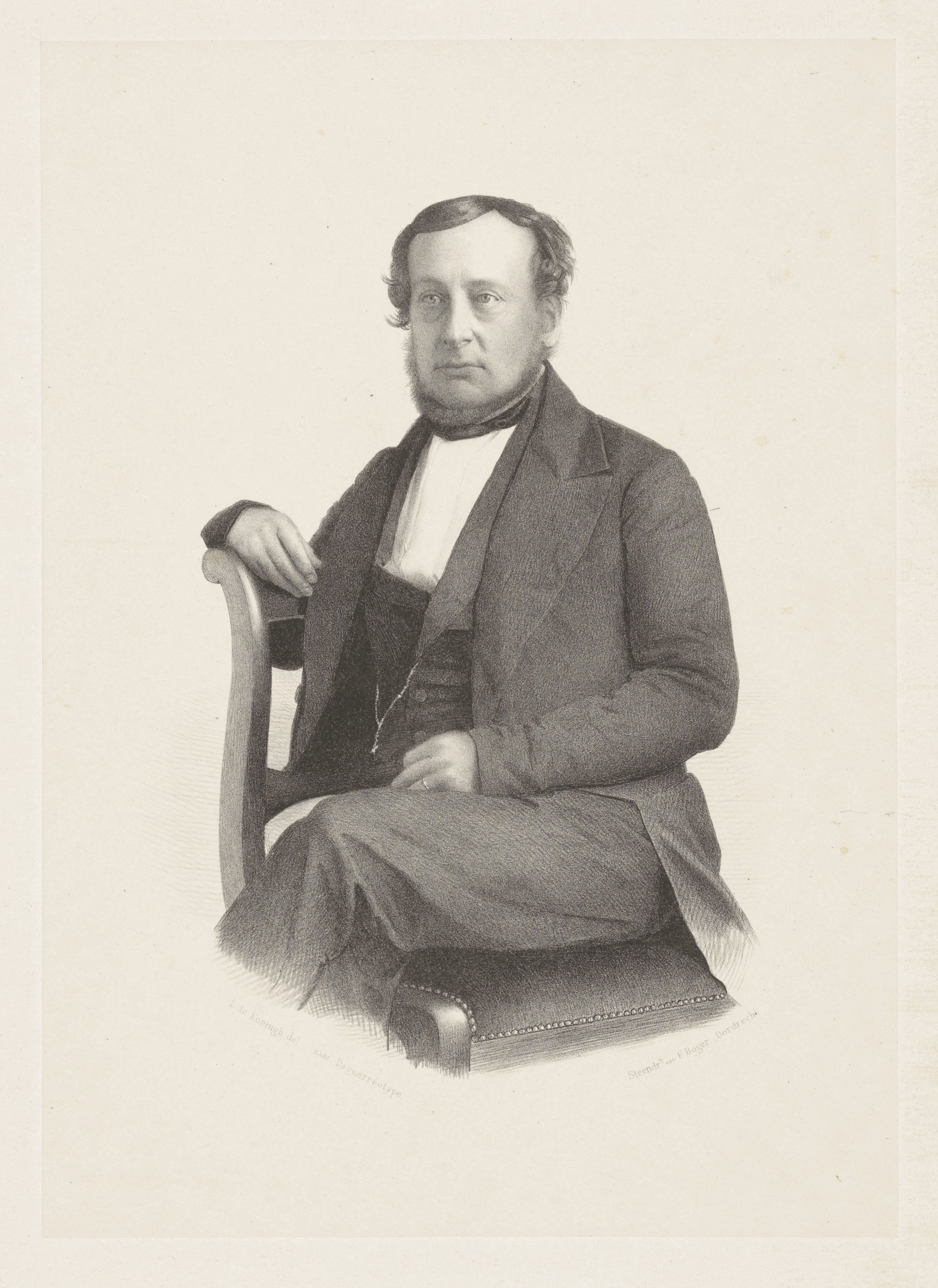 Portret van Daniël Serrurier