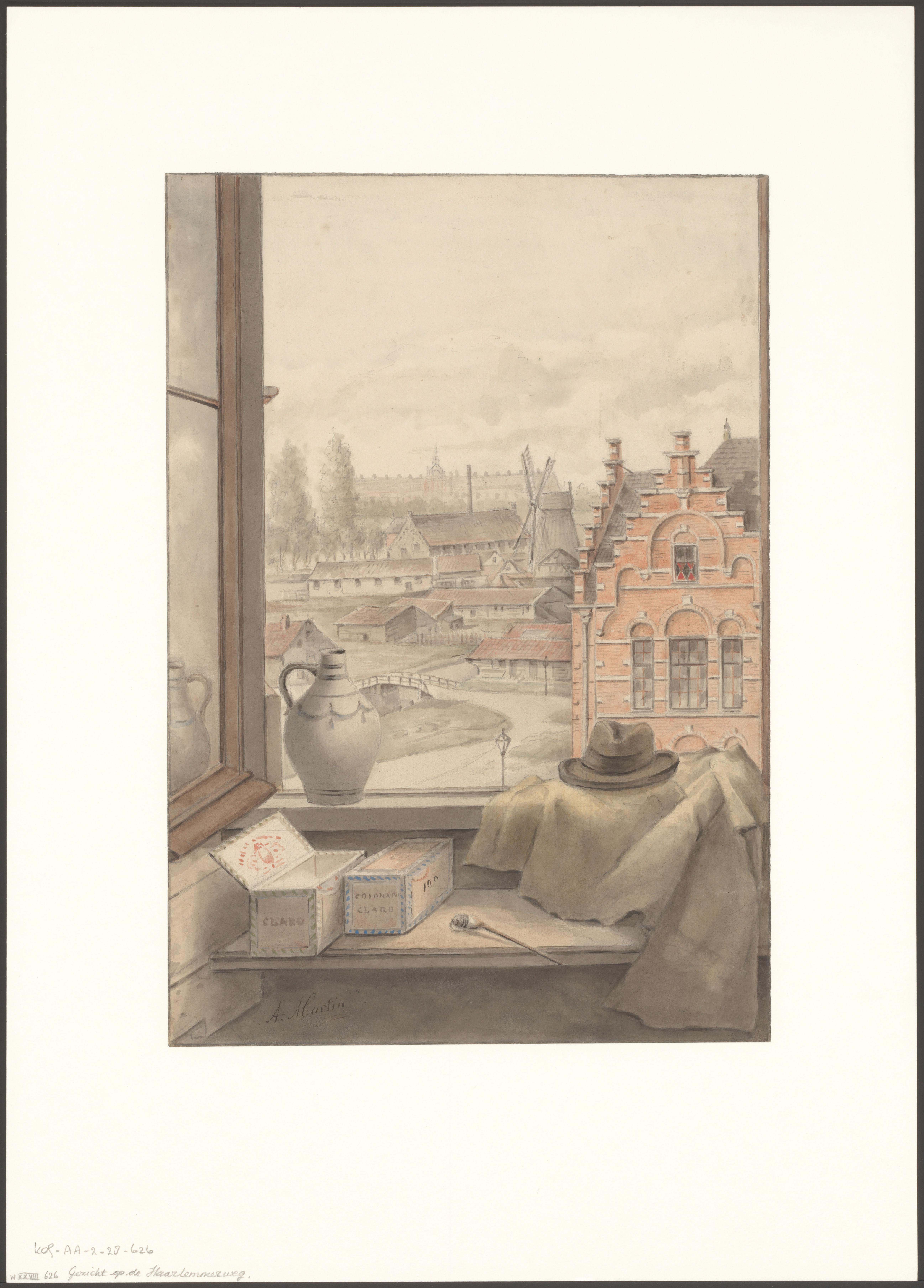 Gezicht op de Haarlemmerweg