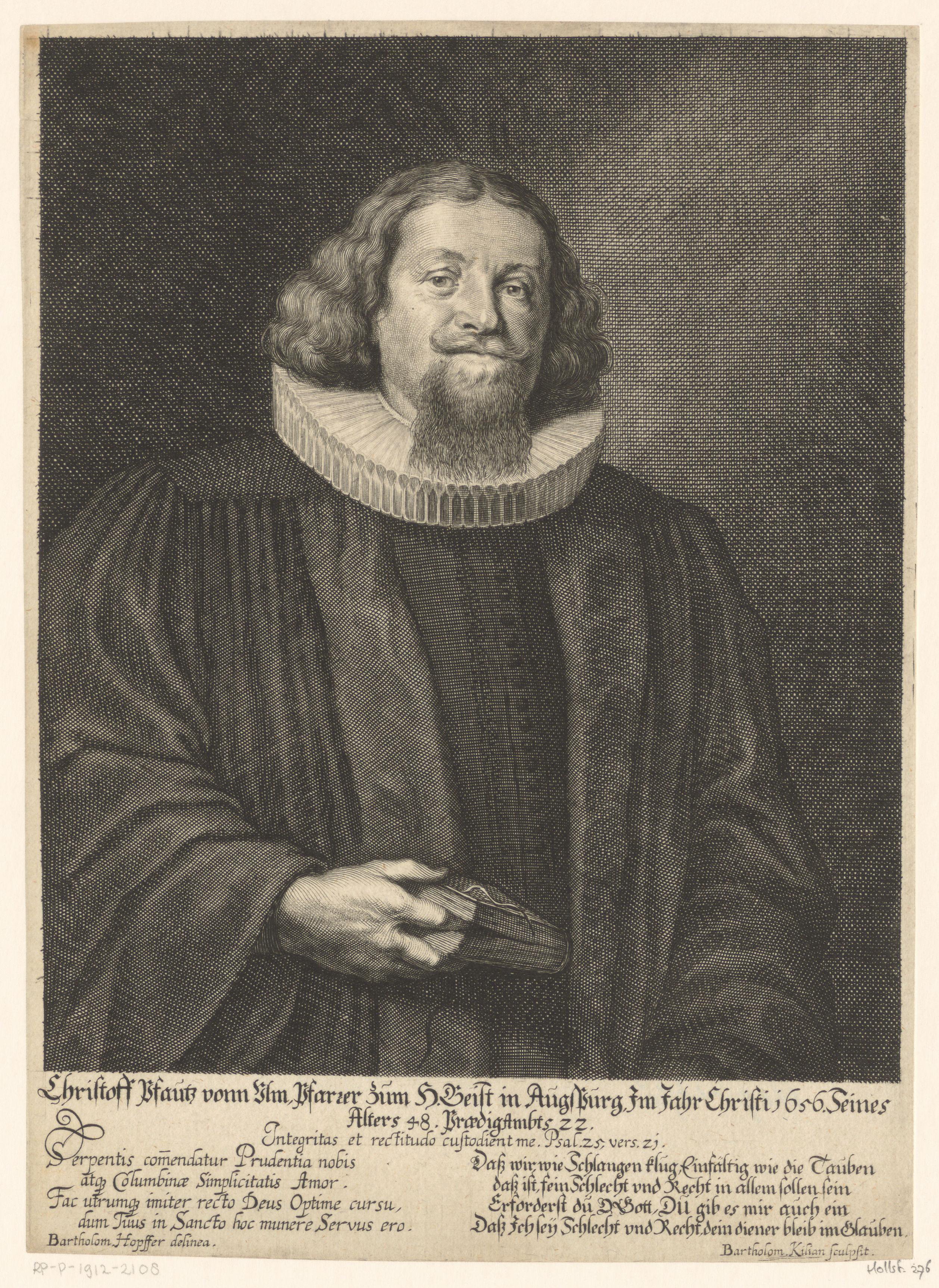 Portret van Christoff Pfautz