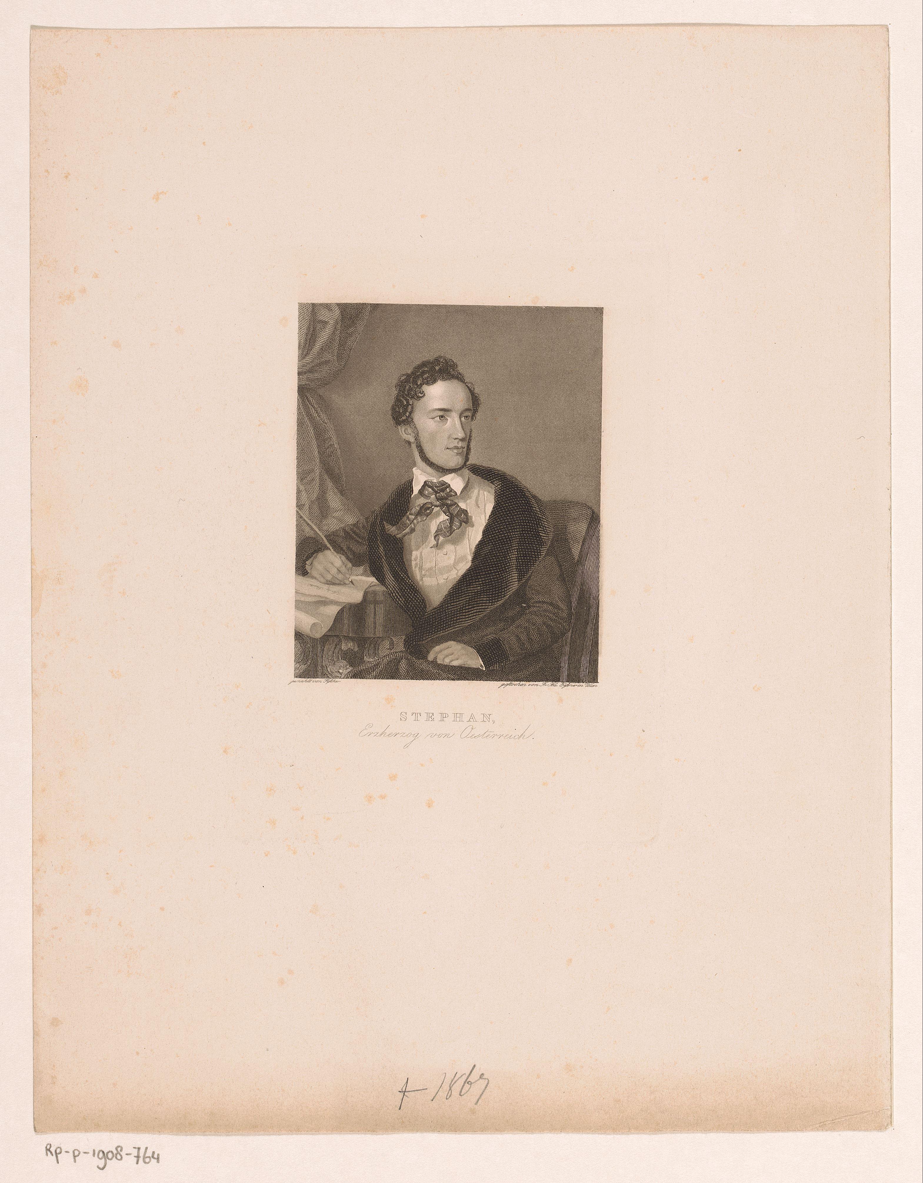 Portret van Stephan Franz Viktor