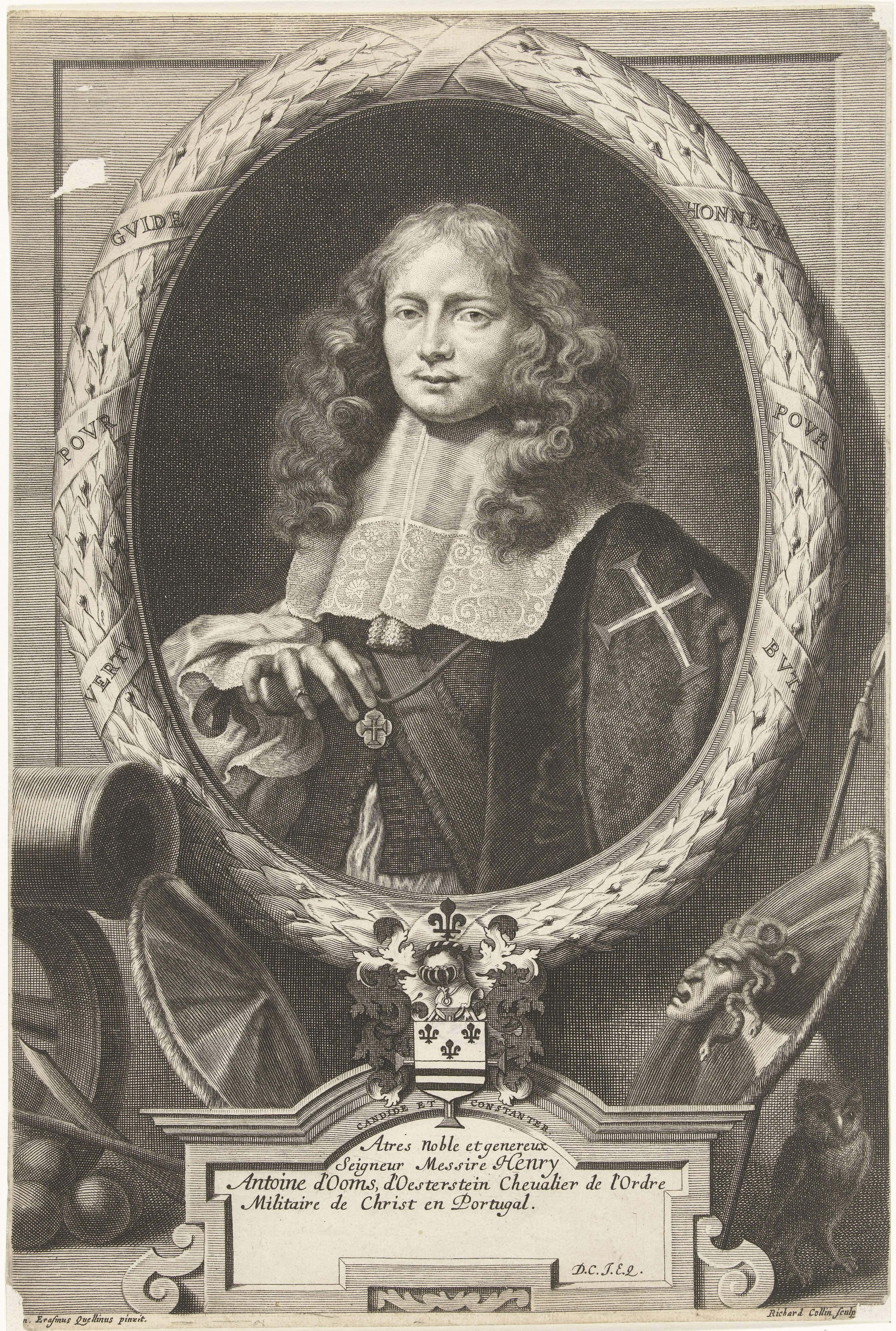 Portret van Henri-Antoine d'Ooms d'Oesterstein
