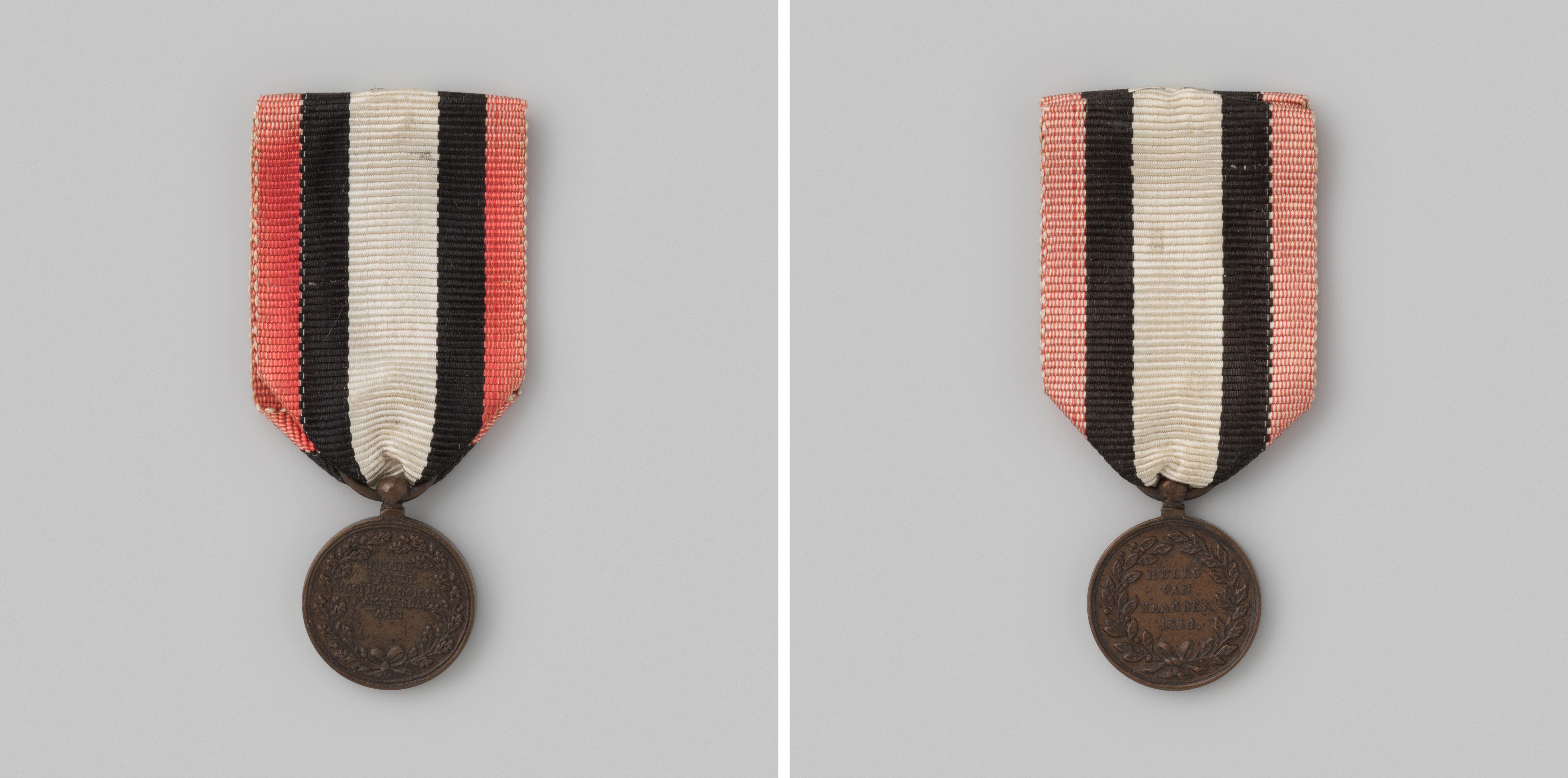 Erepenning voor de schutters bij het beleg van Naarden