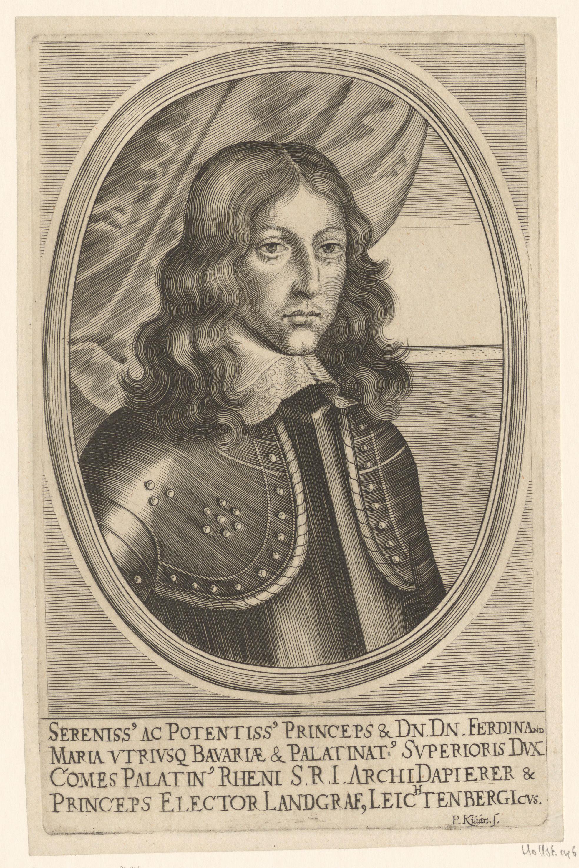 Portret van Ferdinand Marie van Beieren