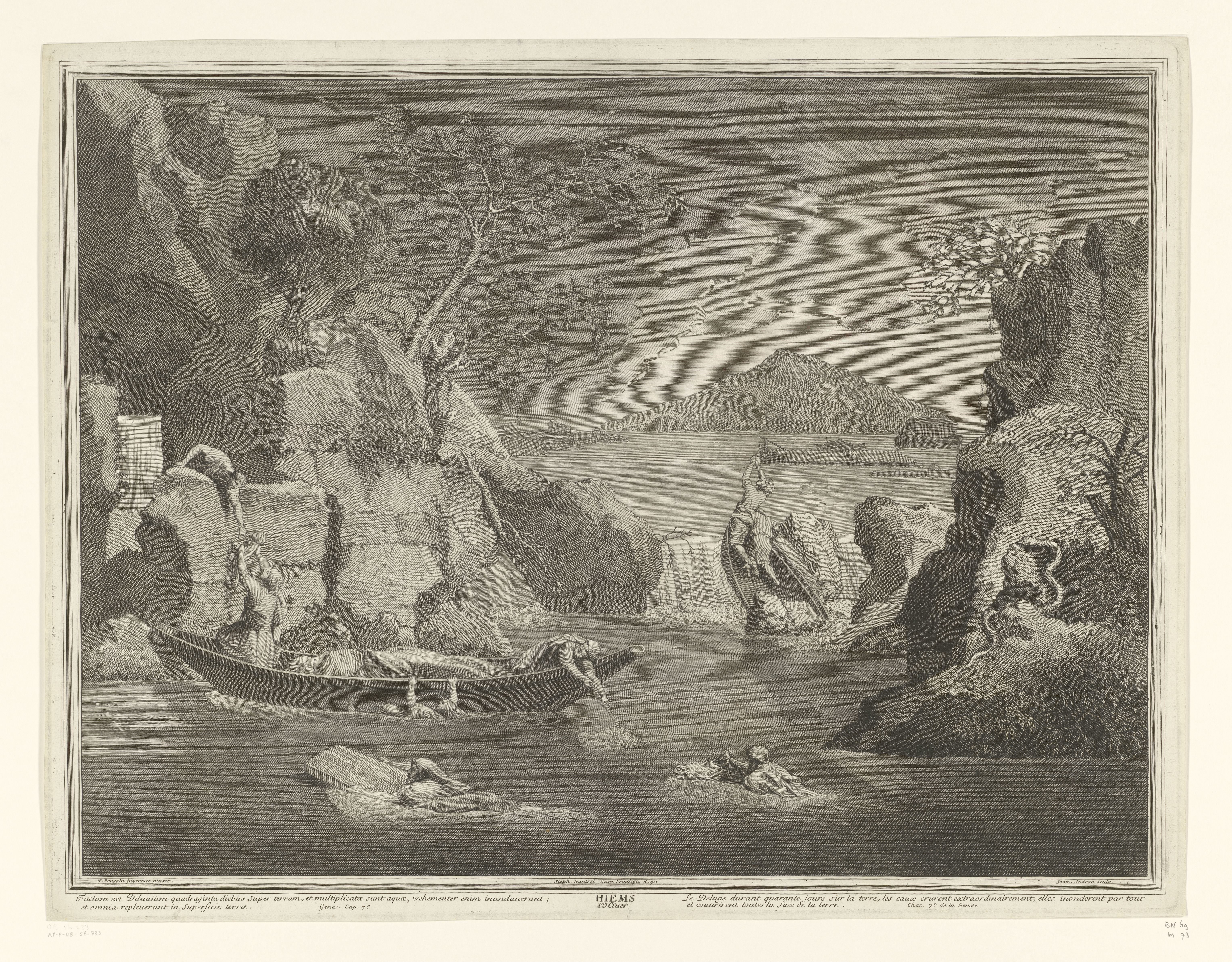 Allegorische voorstelling van de winter