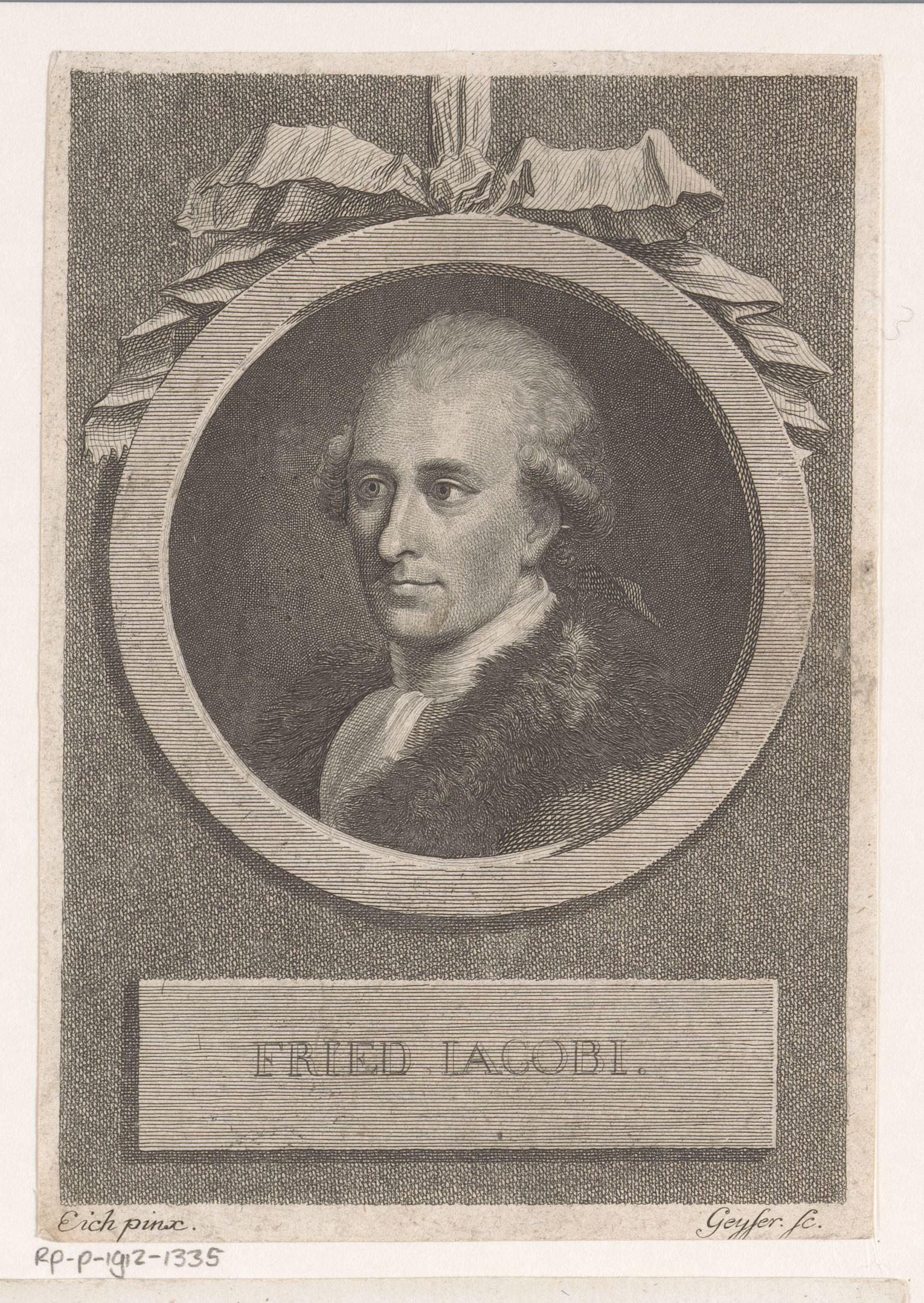 Portret van Friedrich Heinrich Jacobi