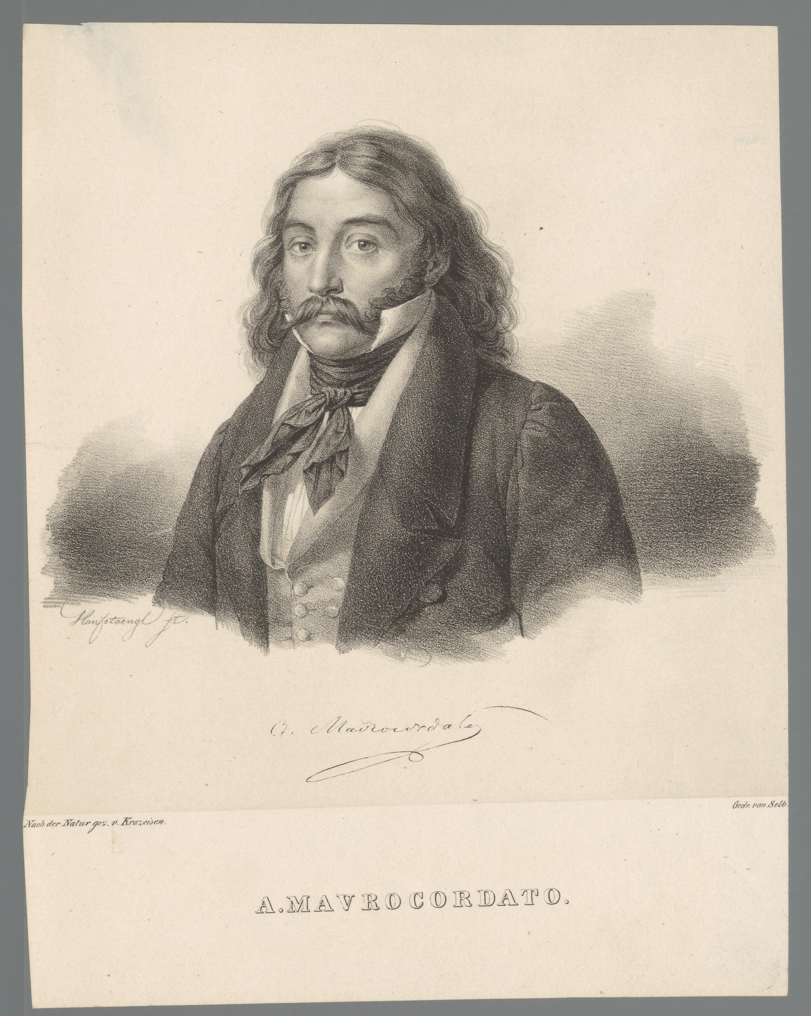 Portret van Alexandros Mavrokordatos