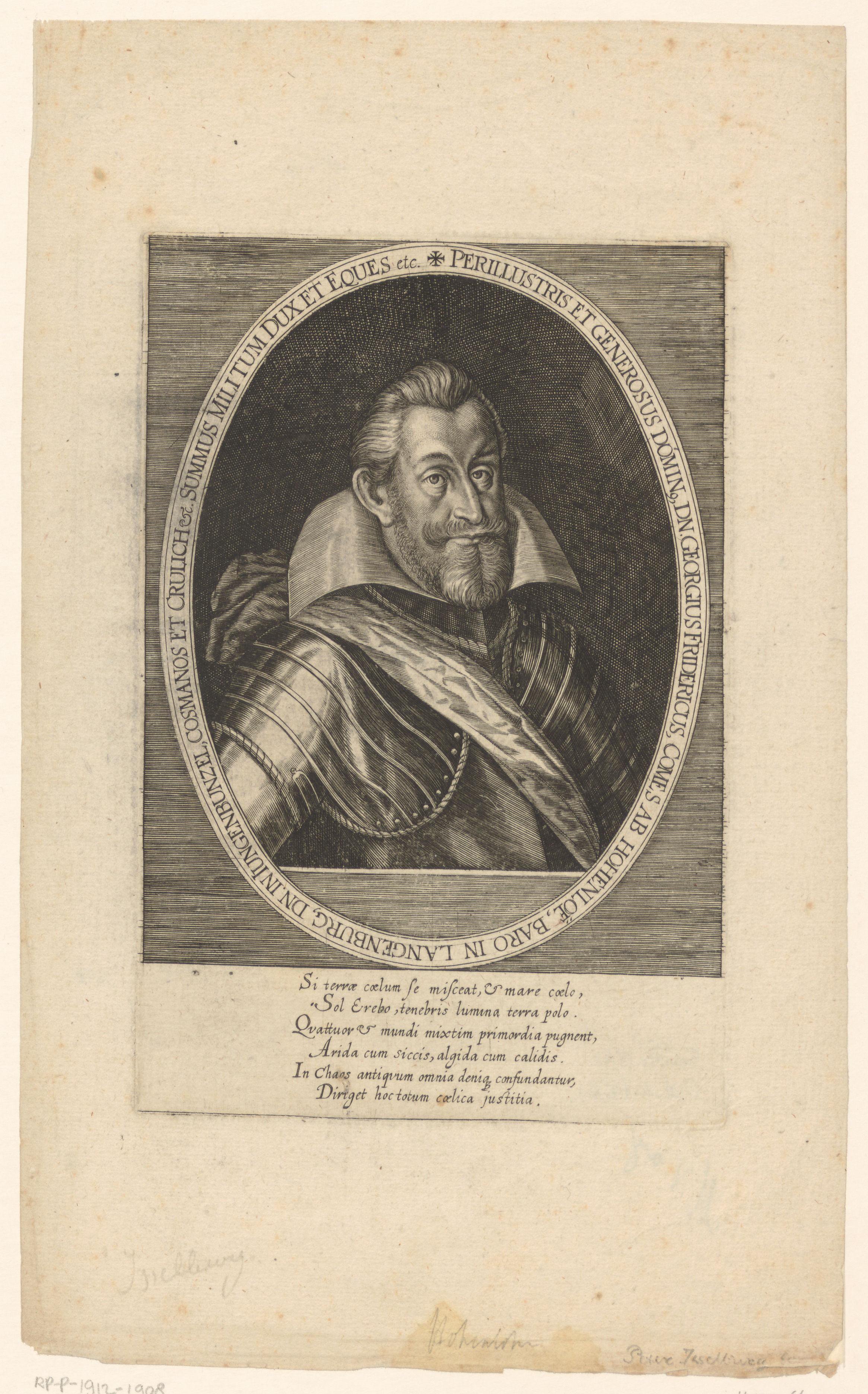 Portret van George Hohenlohe-Langenburg