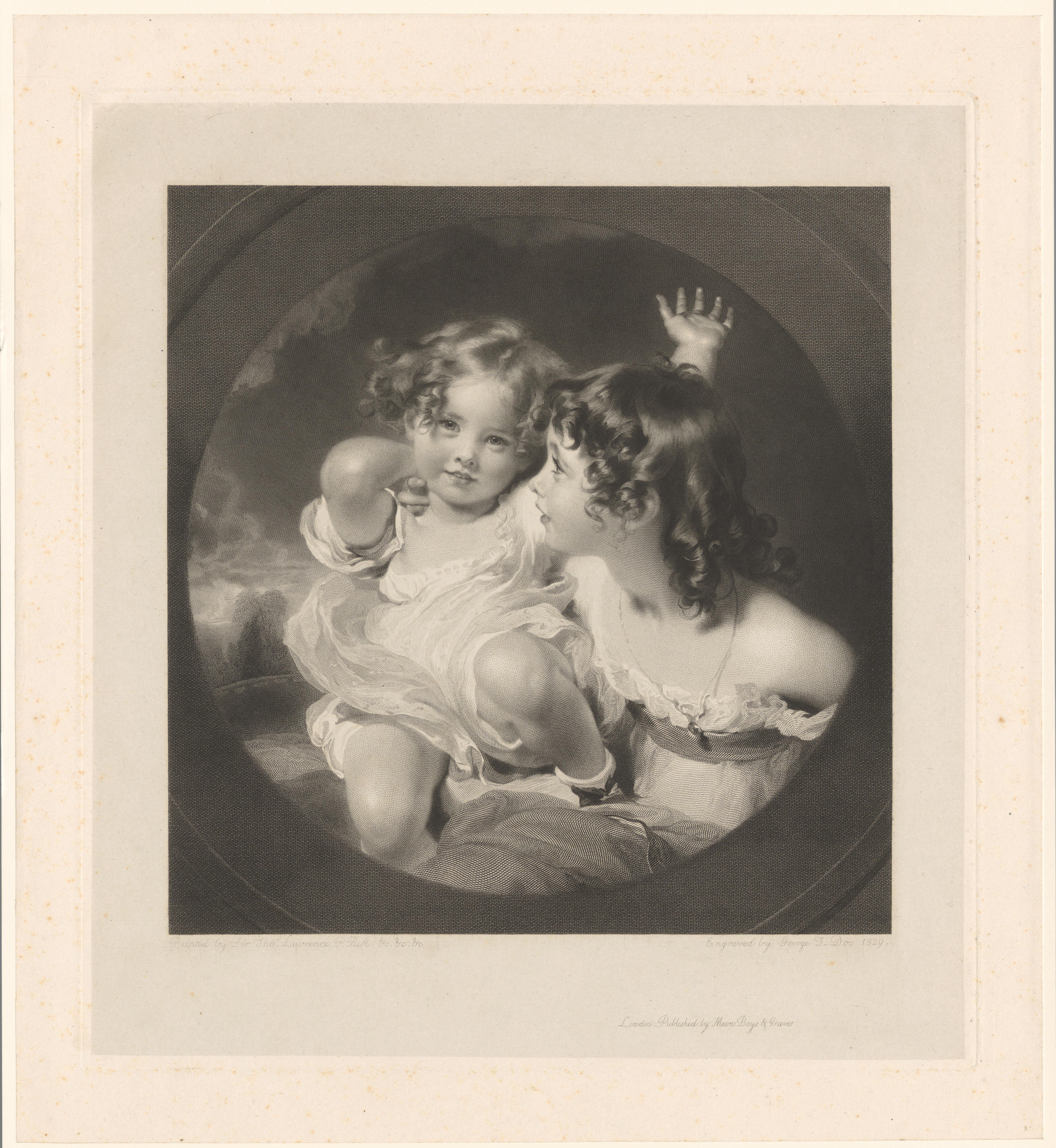 Portrait of Emily and Laura Ann Calmady