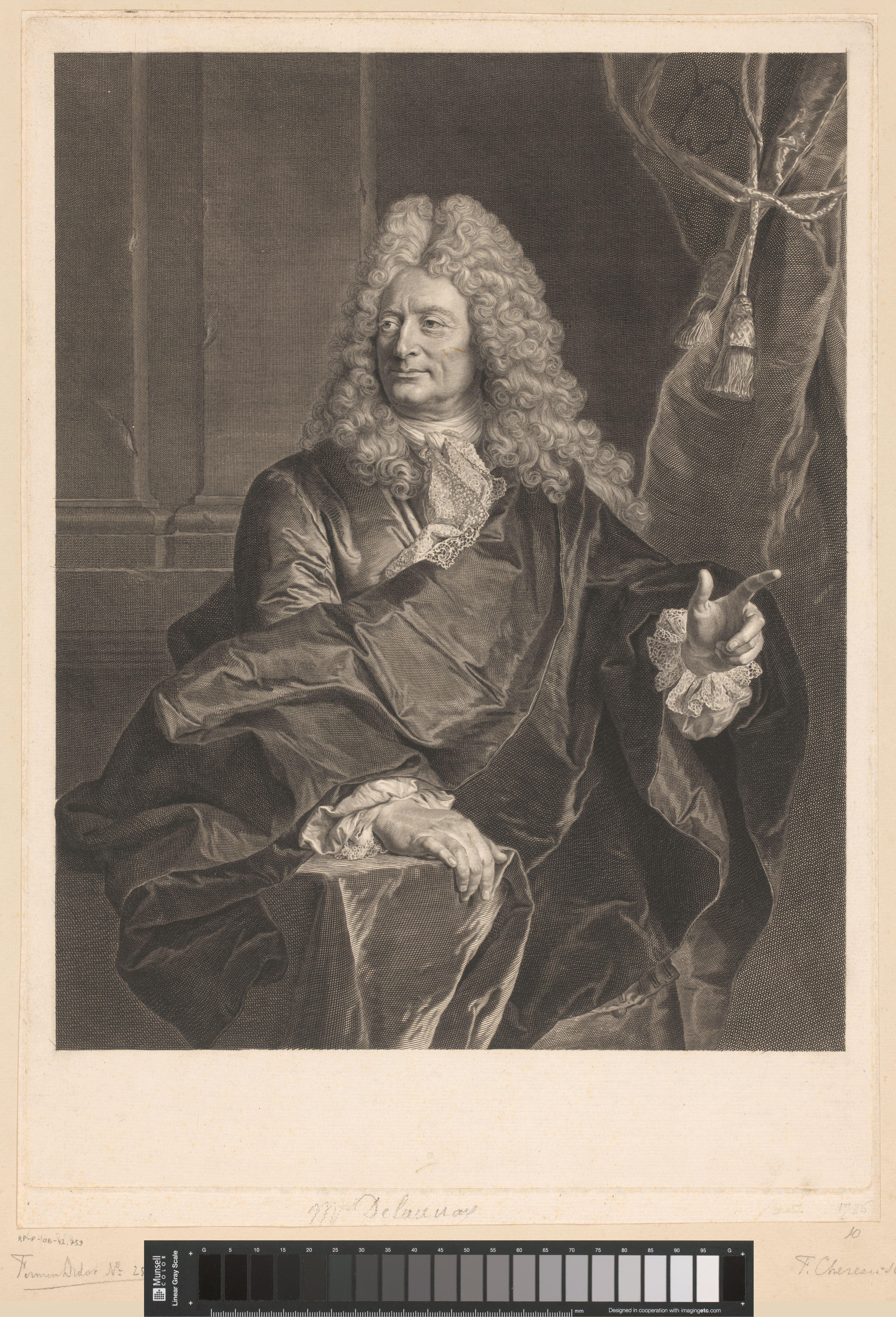 Portret van Nicolas de Launay