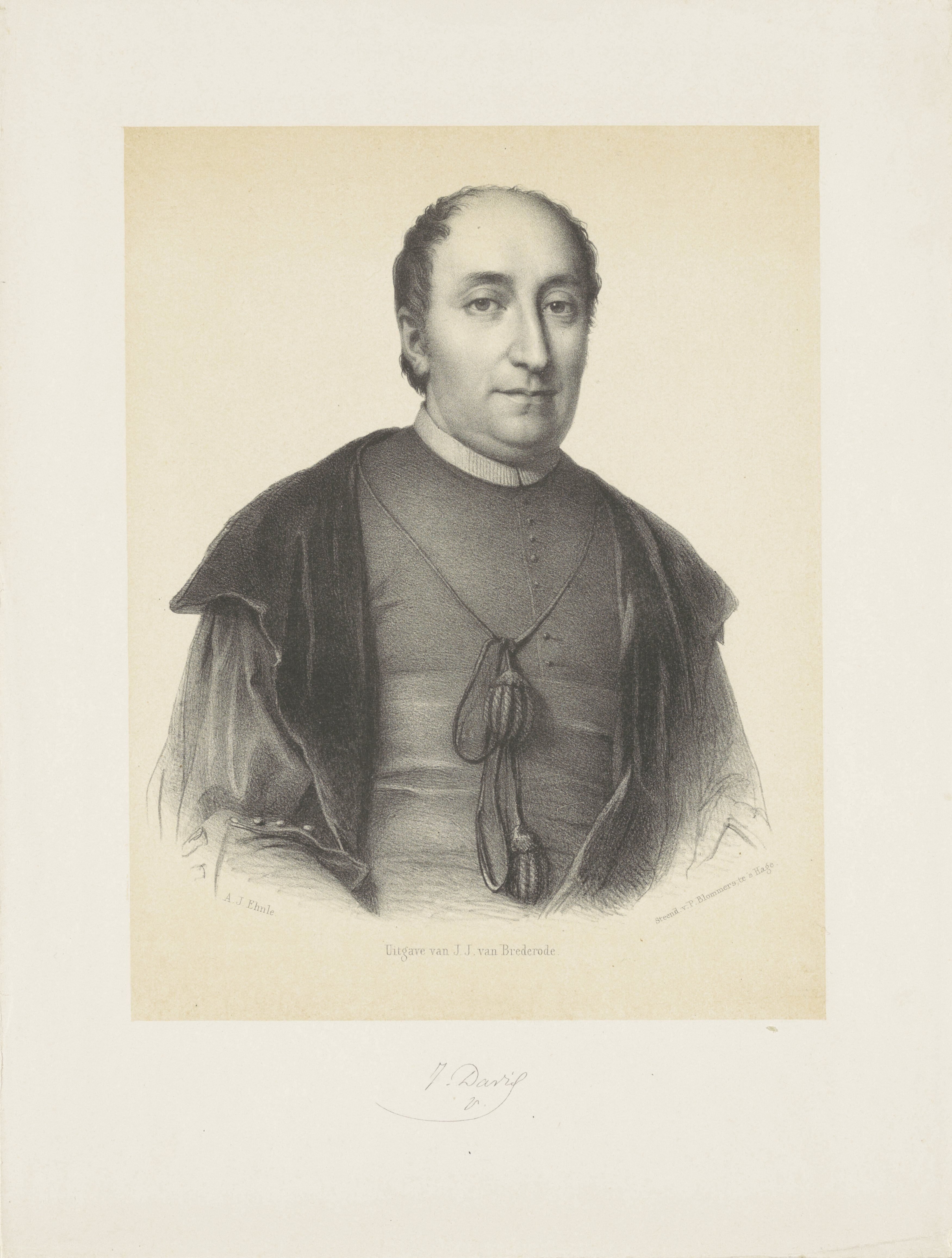 Portret van Jan Baptist David