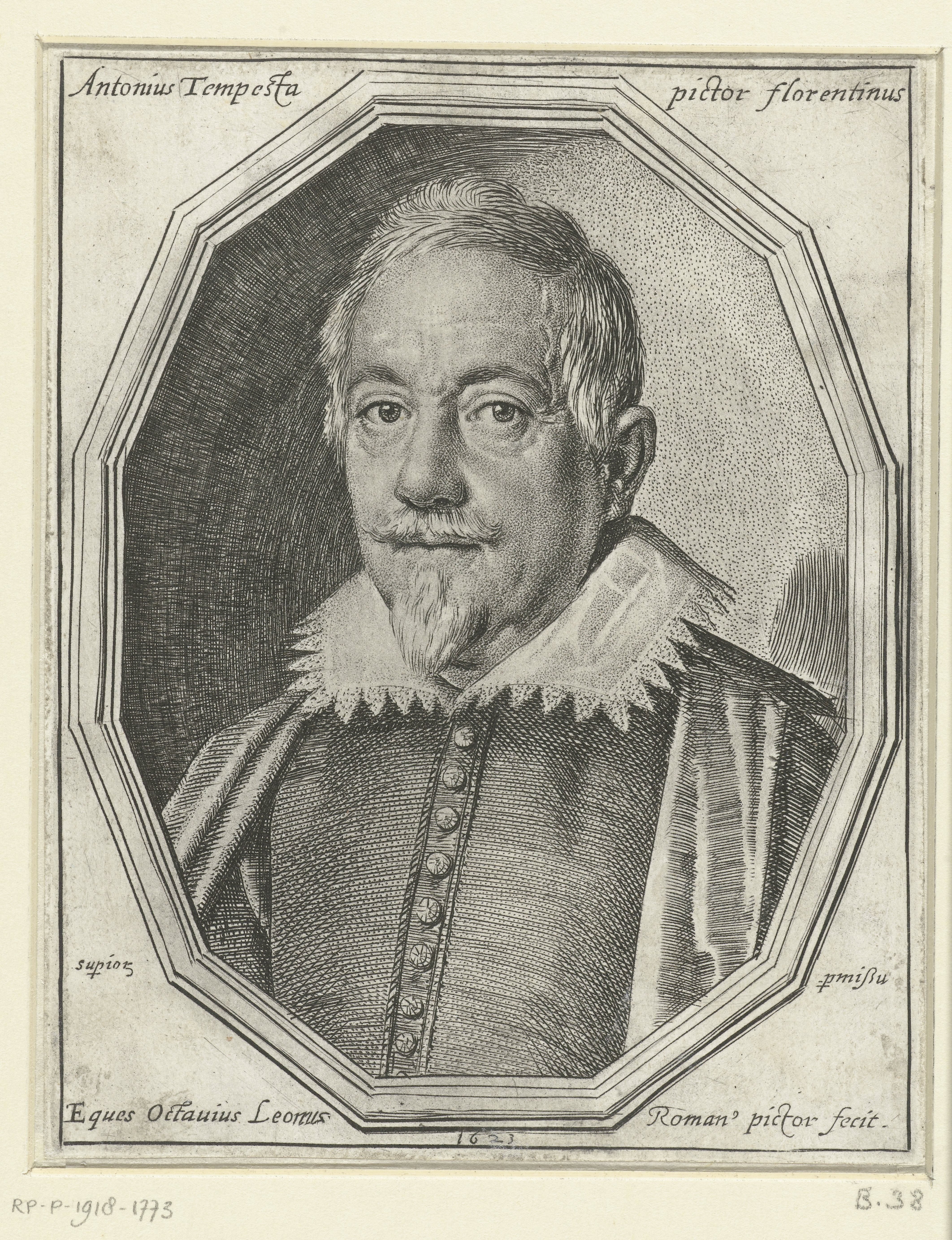 Portret van Antonio Tempesta