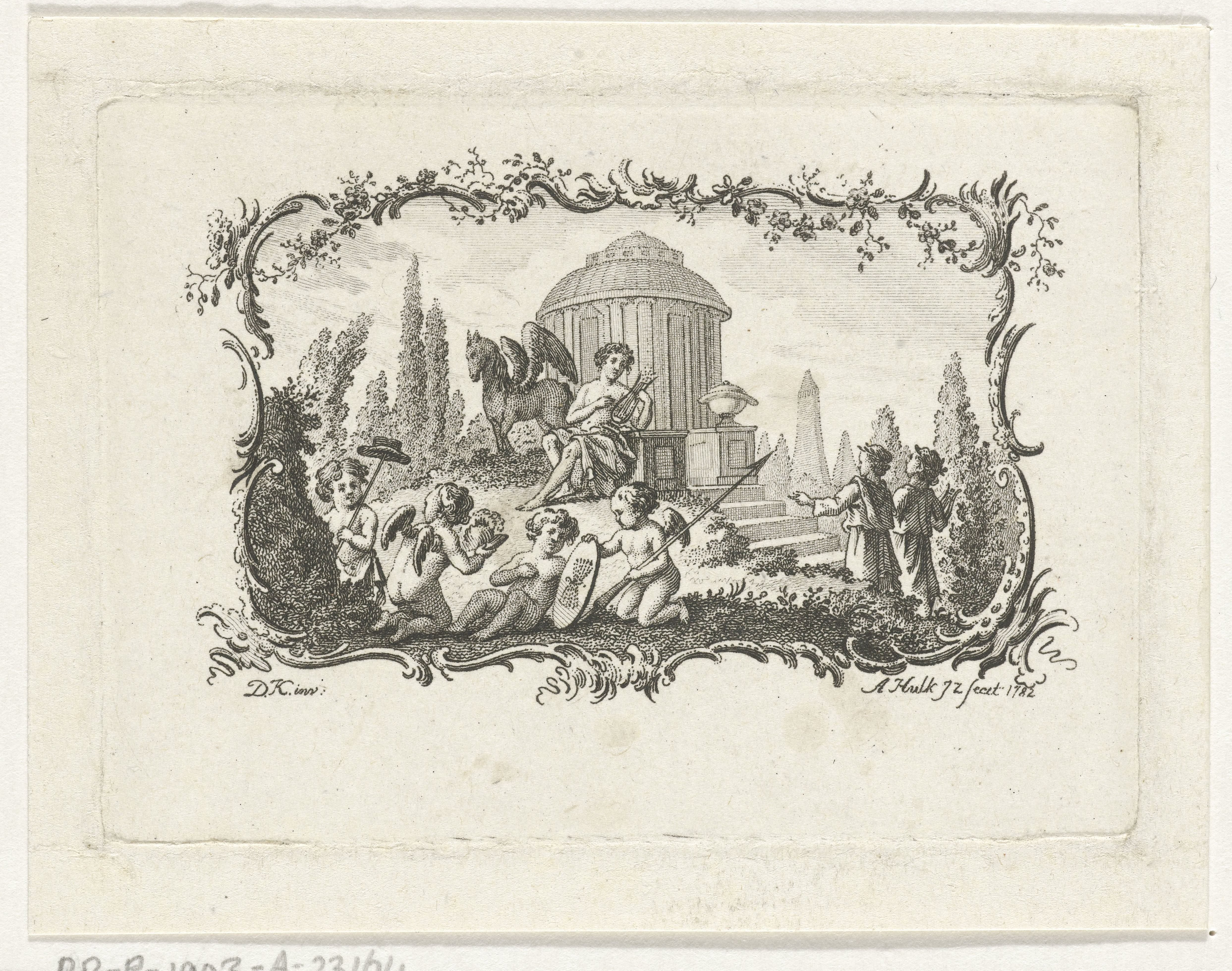 Apollo als god van de kunsten