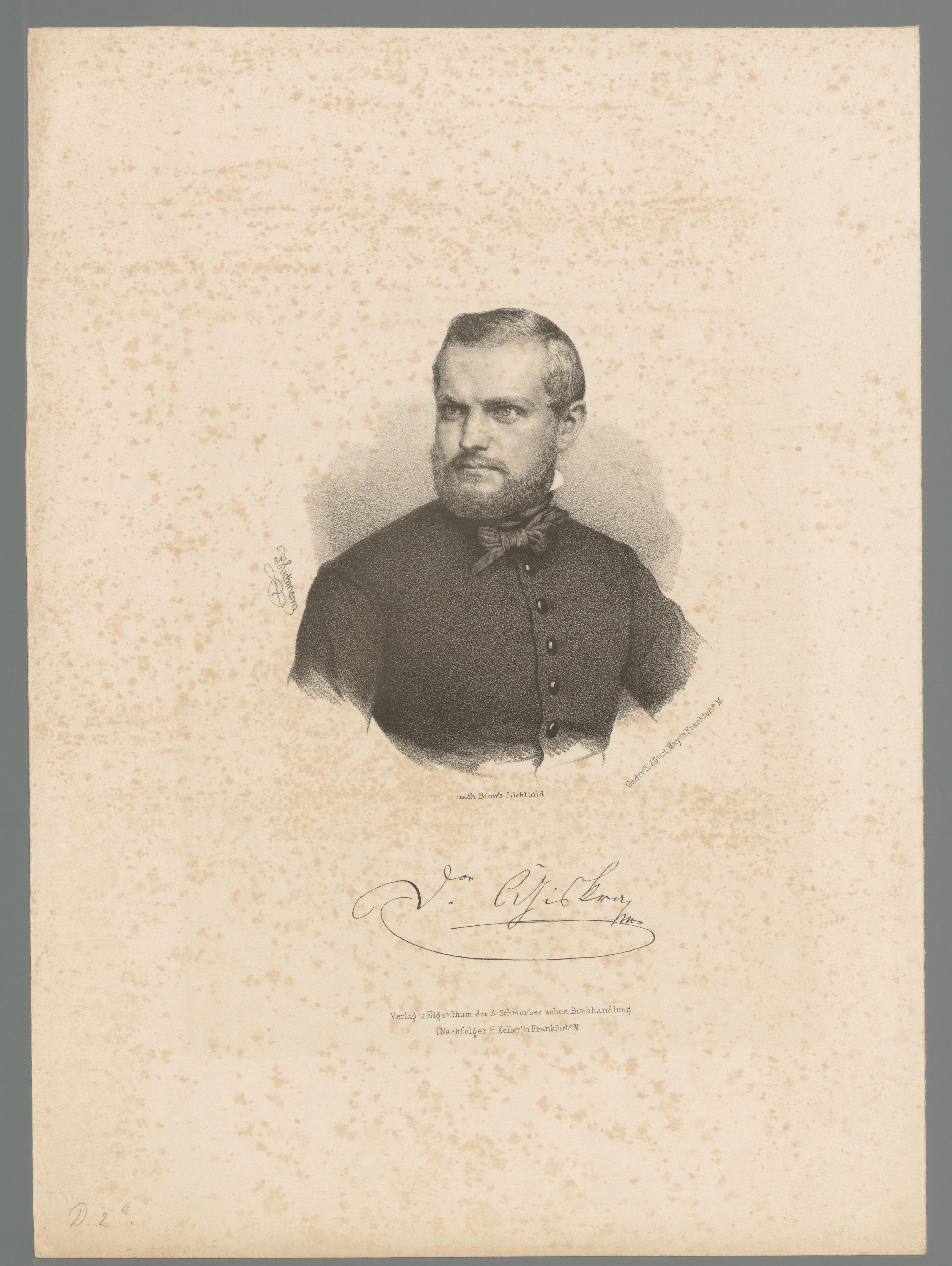 Portret van Carl Giskra