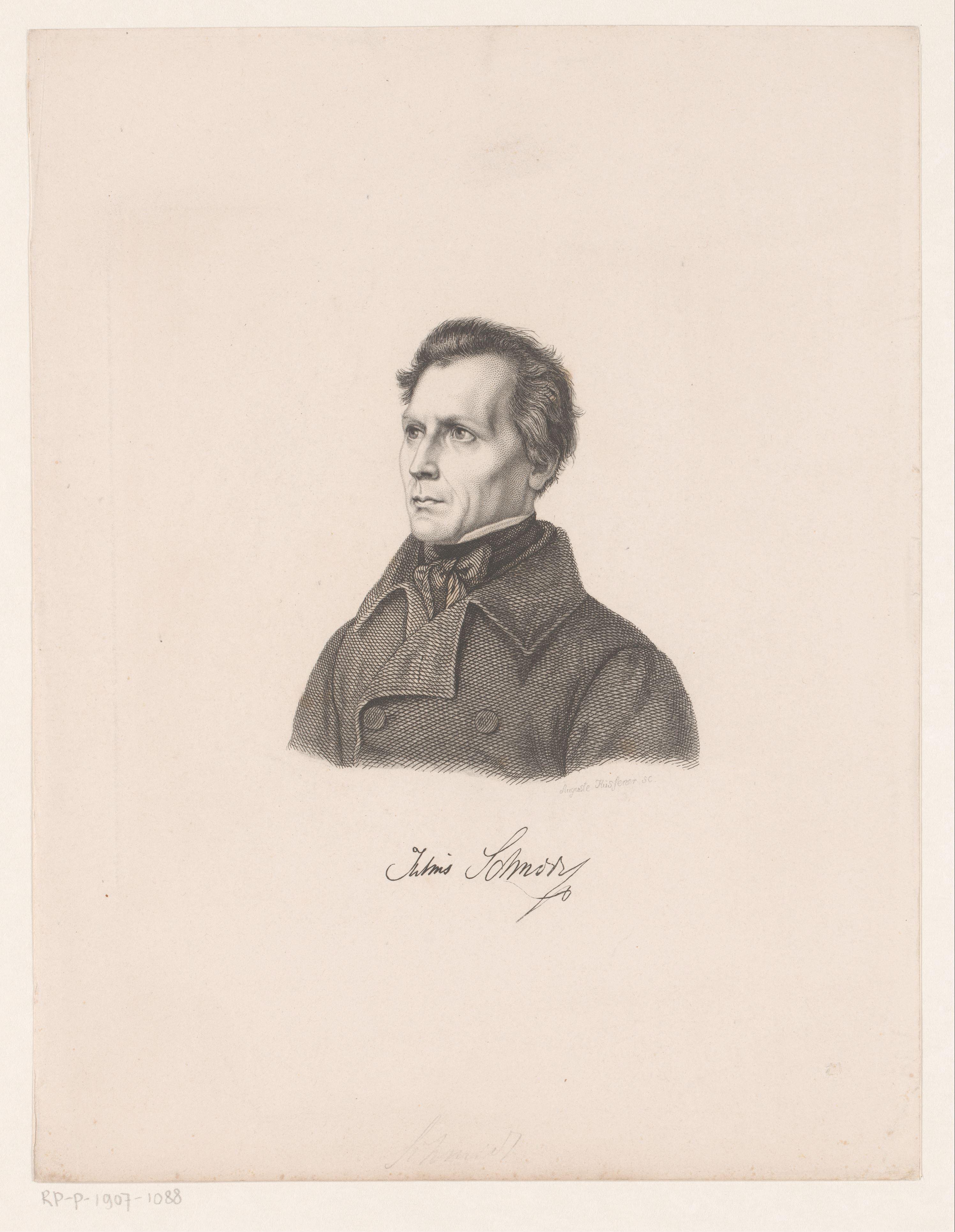 Portret van Julius Schnorr von Carolsfeld