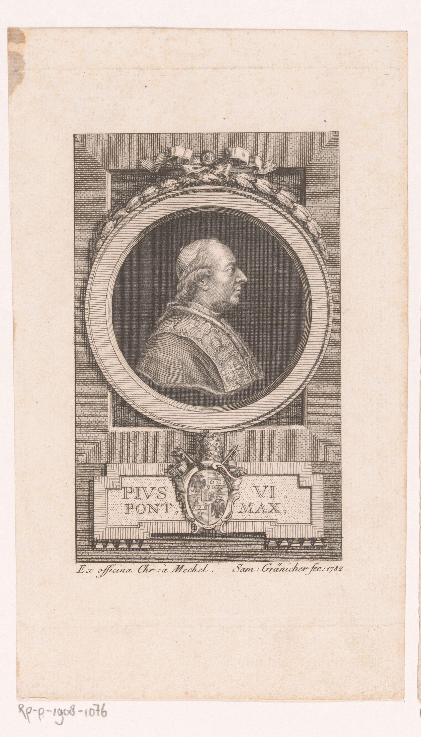 Portret van Pius VI