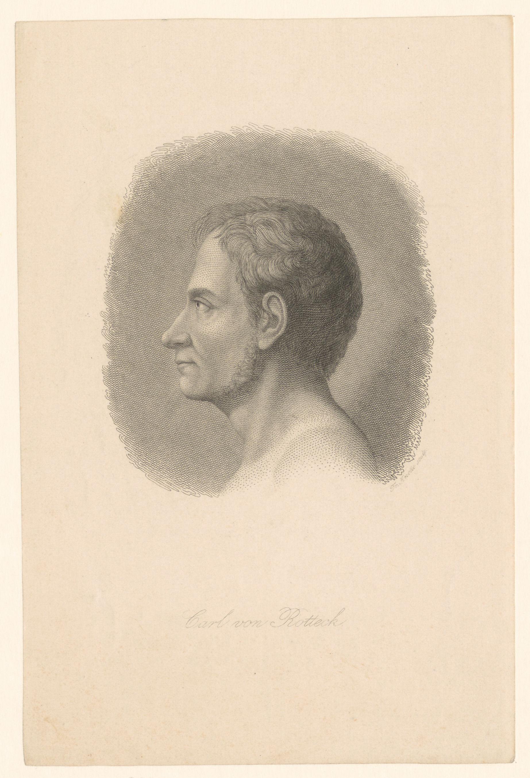 Portret van Karl von Rotteck