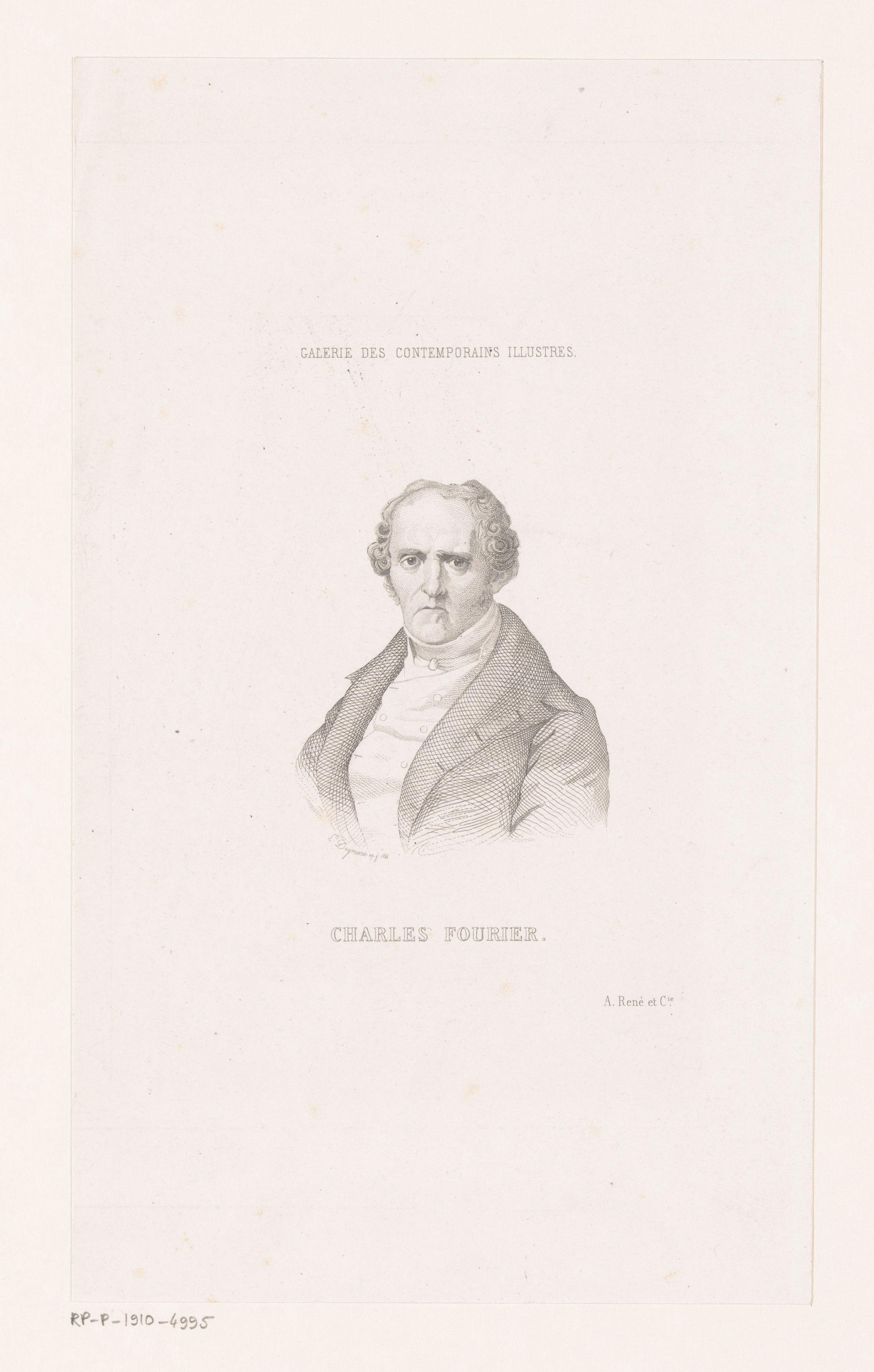 Portret van Charles Fourier