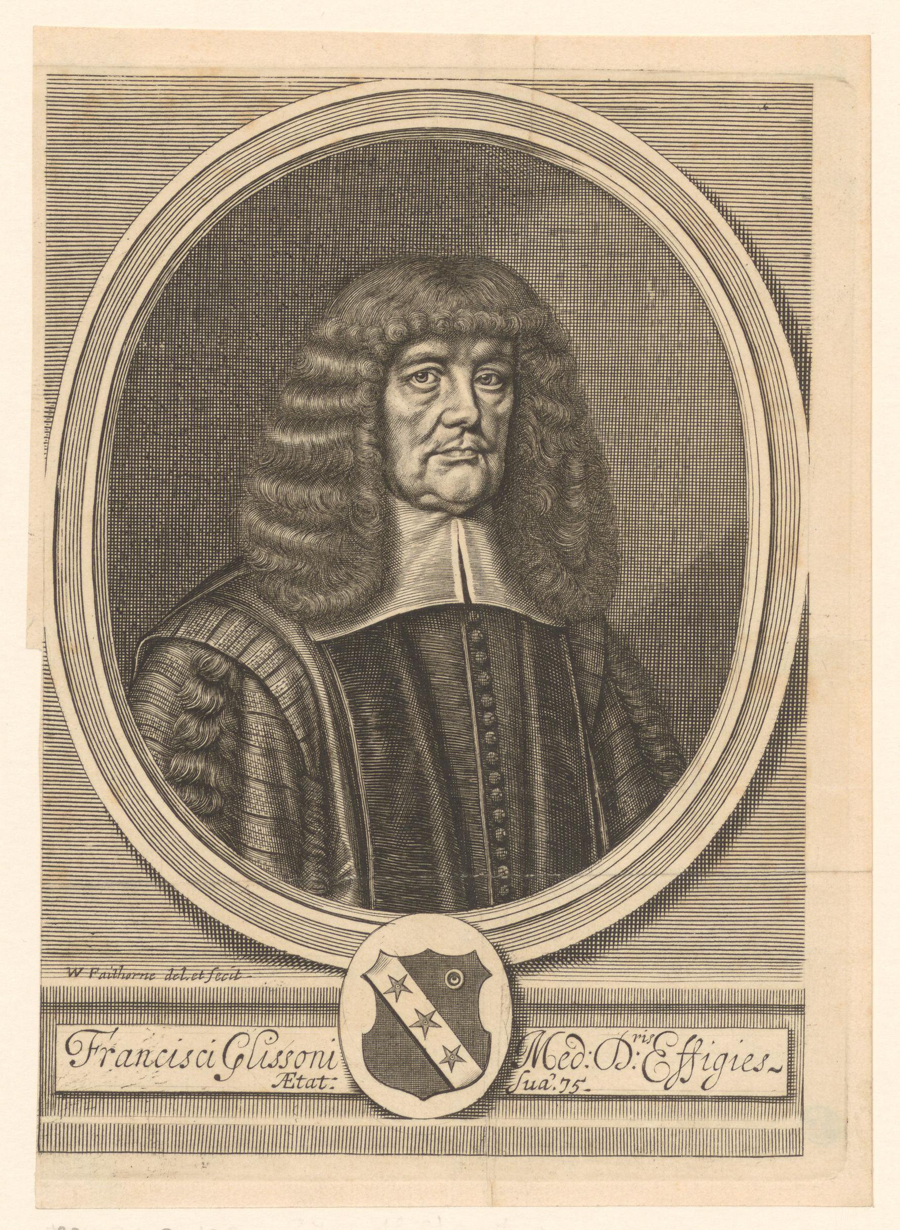 Portret van Francis Glisson
