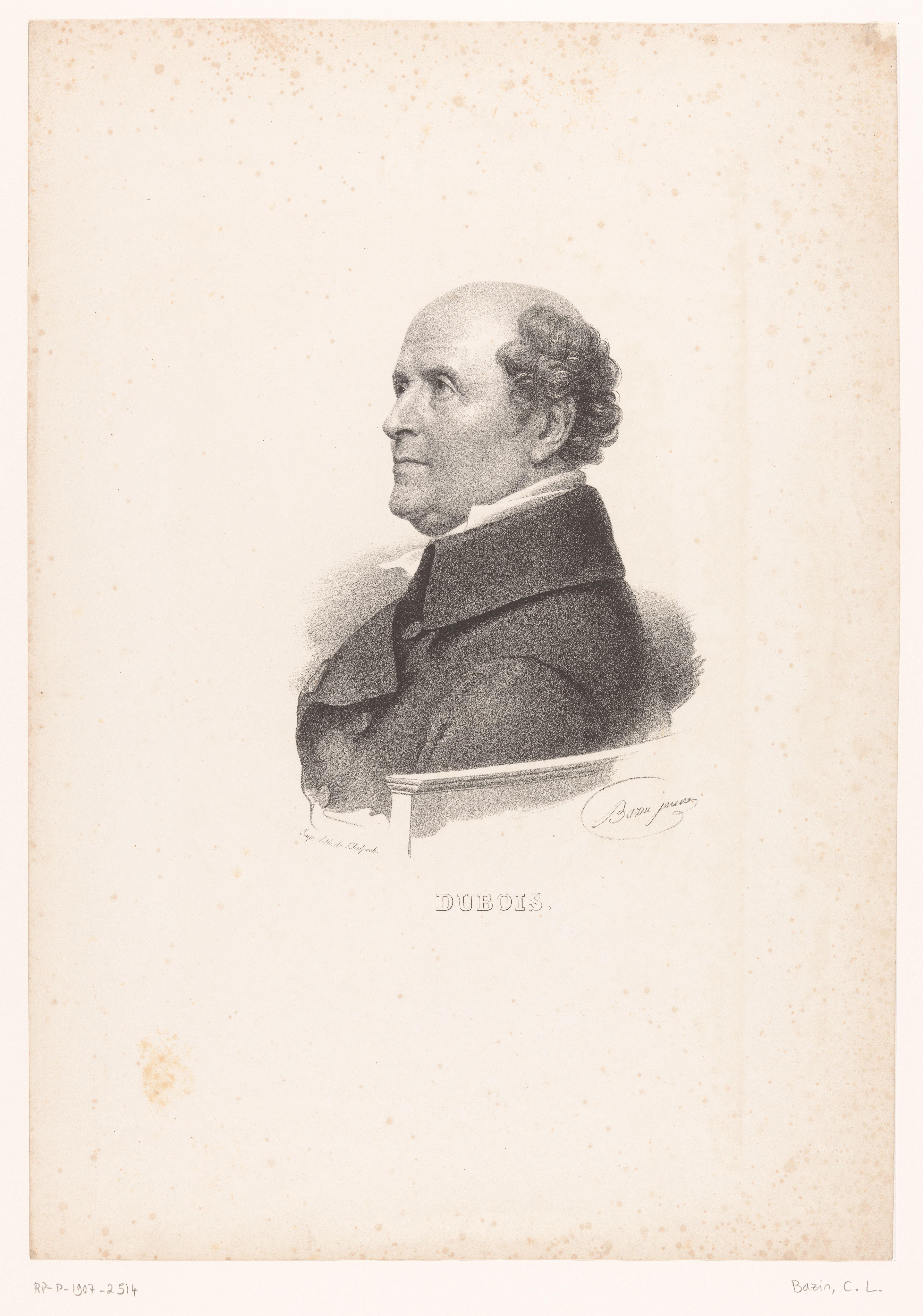 Portret van de chirurg Antoine Dubois