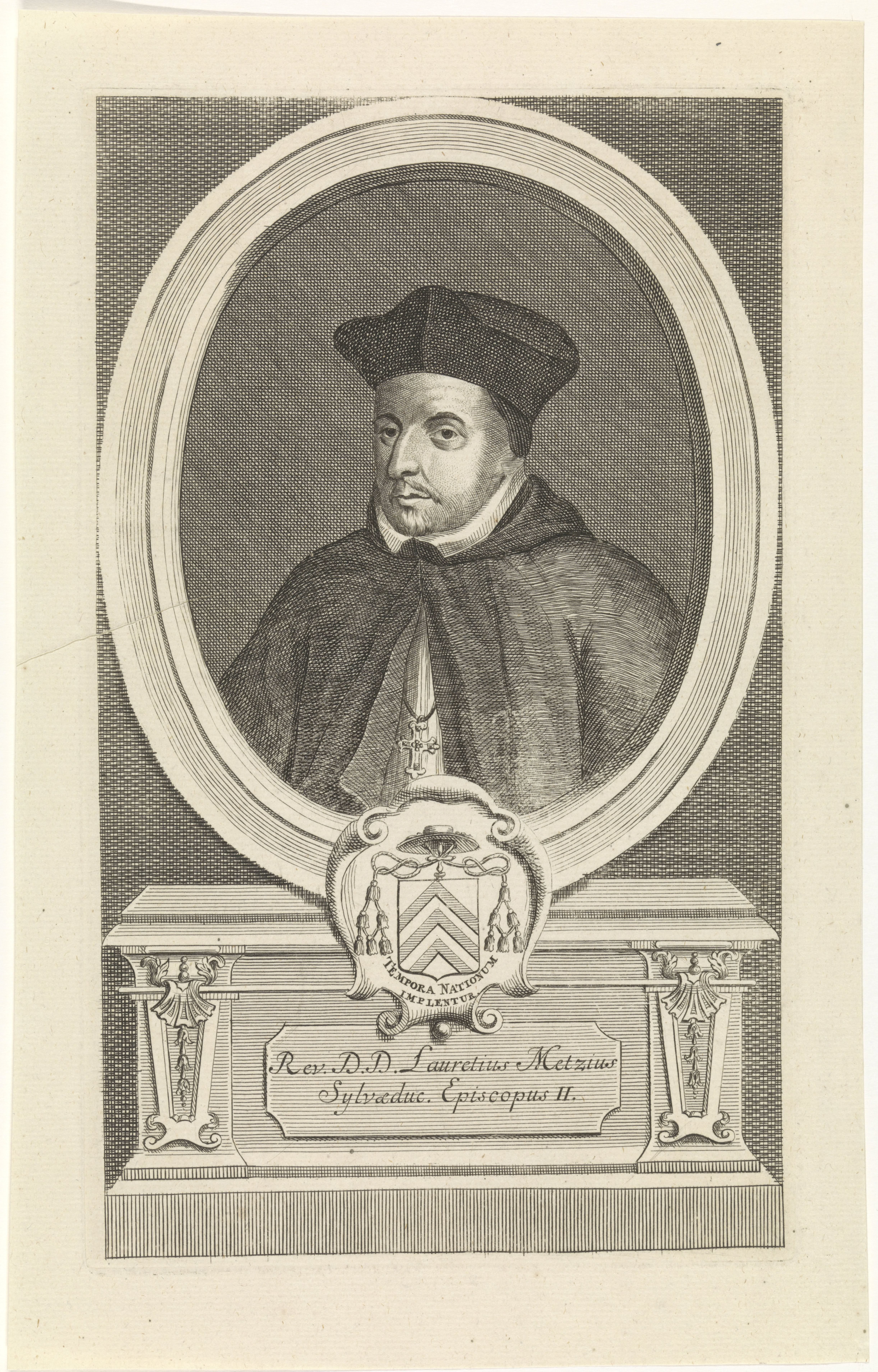 Portret van Laurentius Metsius