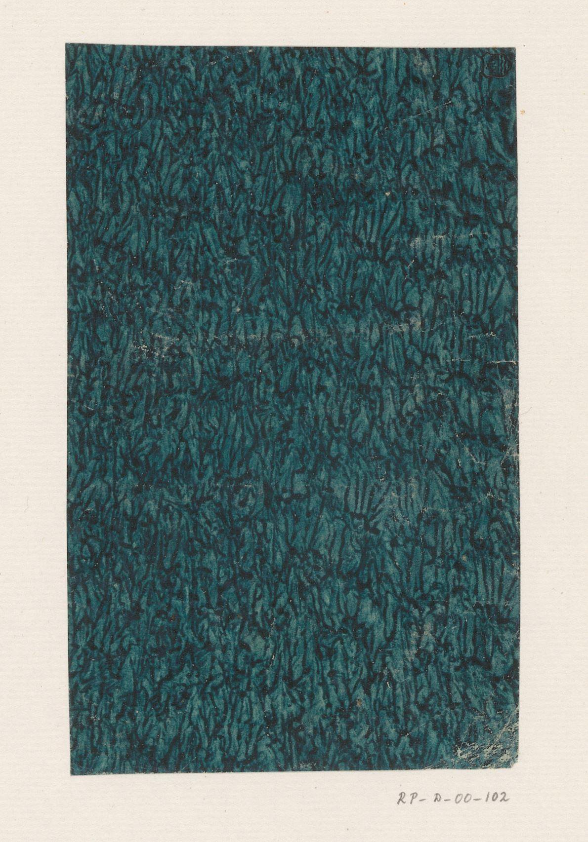 Geaderd stijfselverfpapier in groen