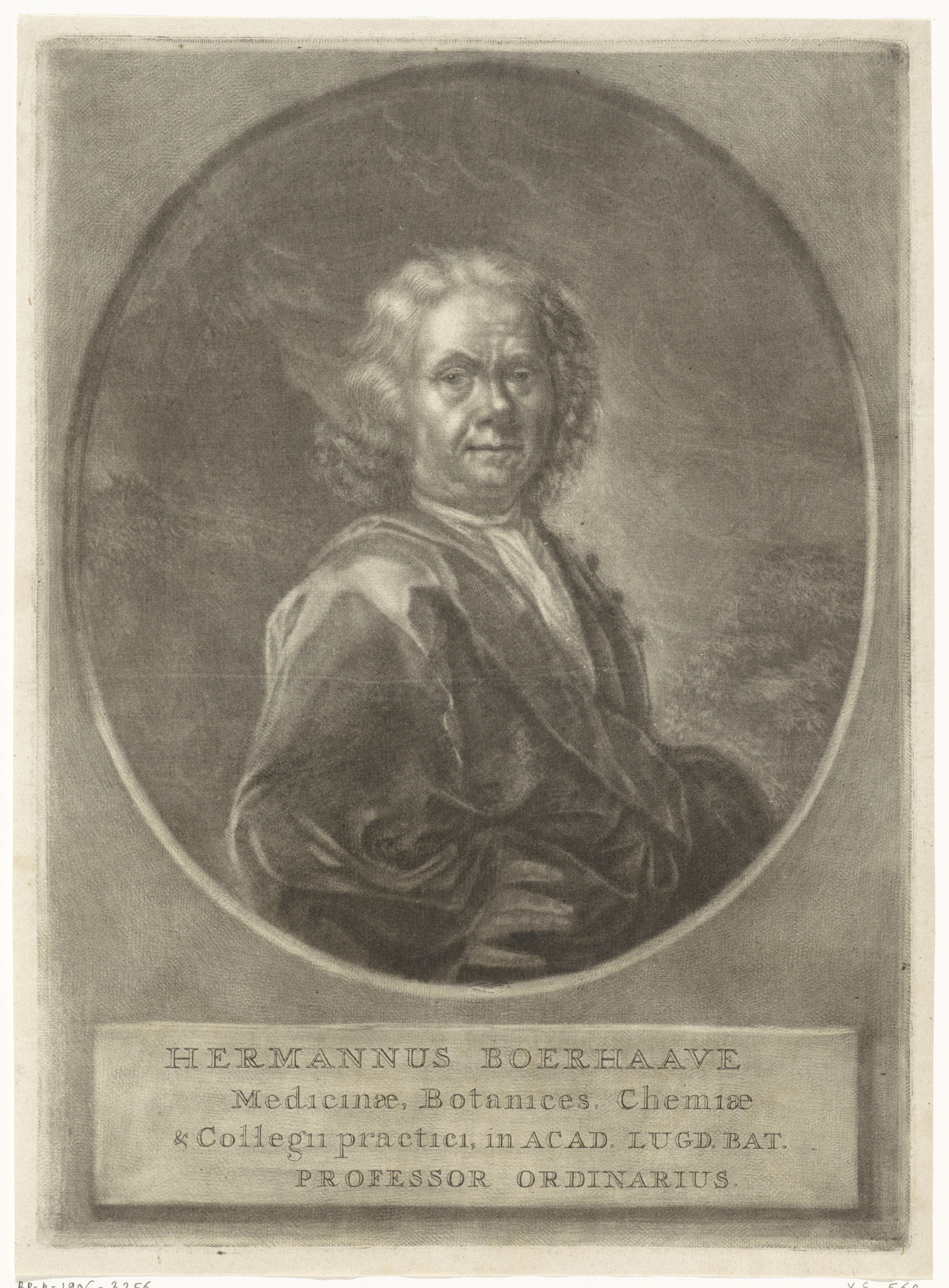 Portret van Hermanus Boerhaave