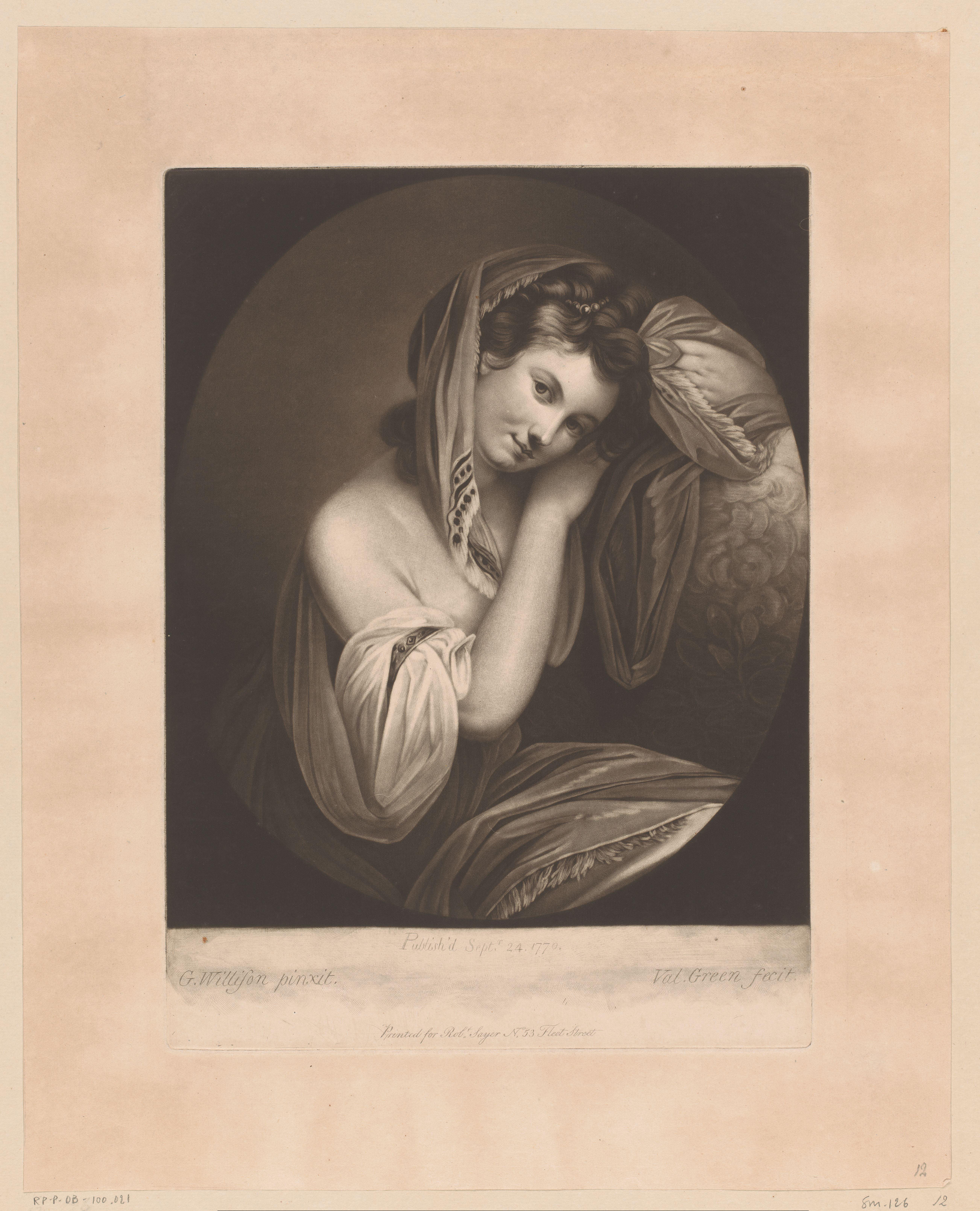Portret van mevrouw Cabben