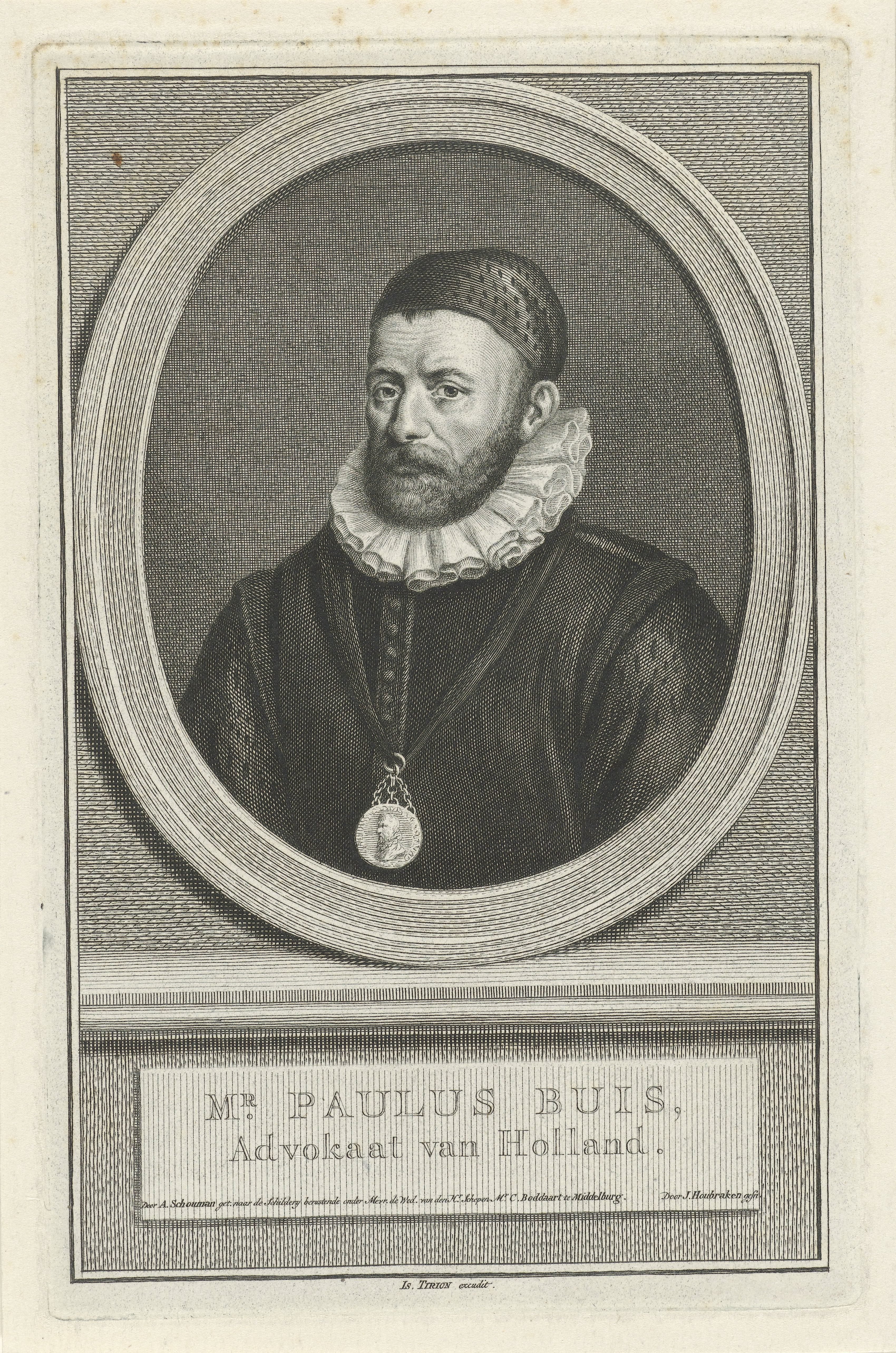 Portret van Paulus Buys