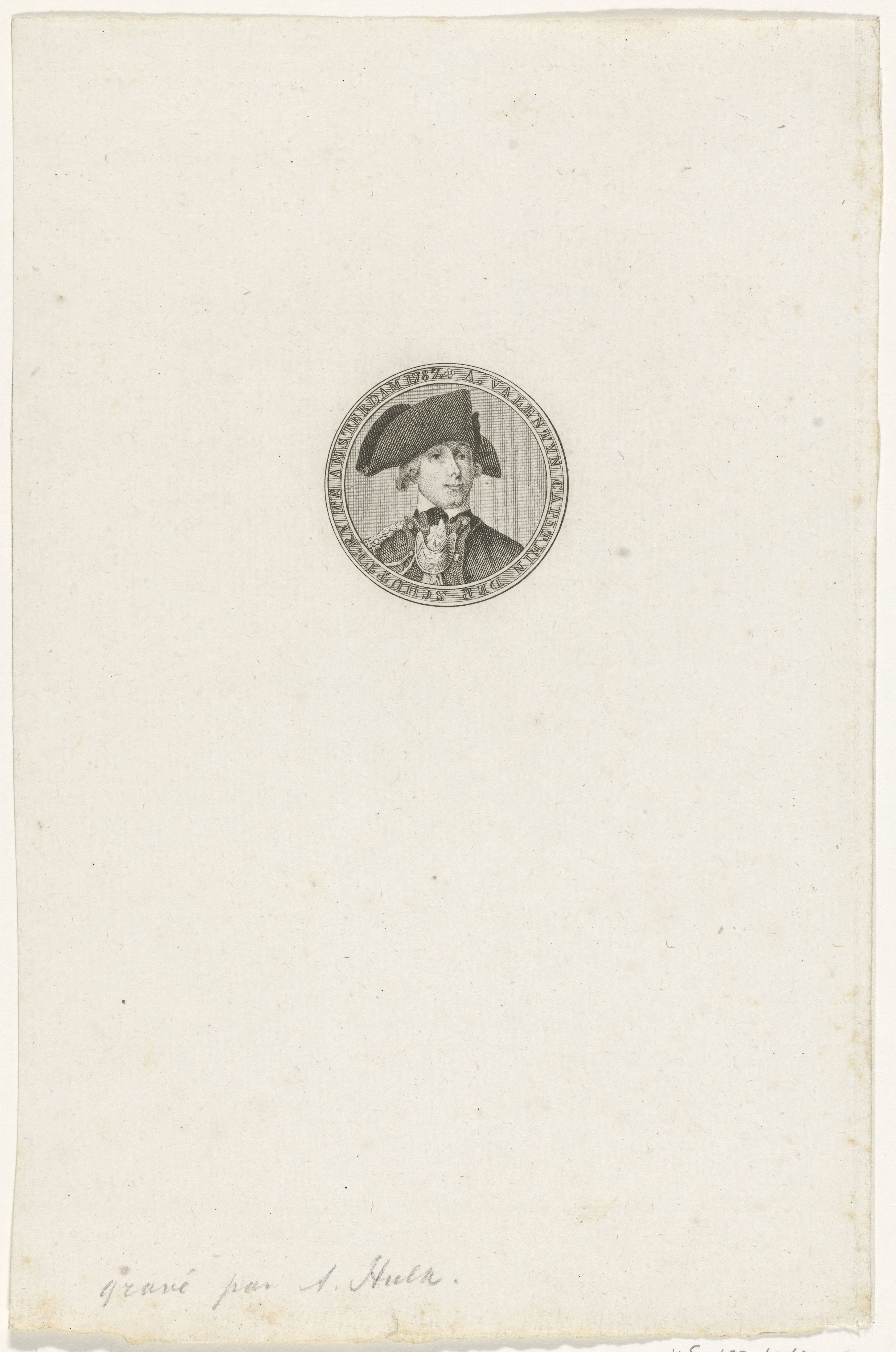 Portret van Abraham Valentijn